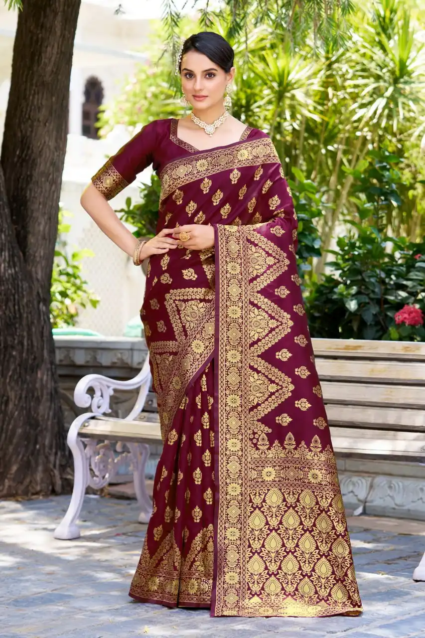 LFK 5180 Traditional Banarasi Soft Silk Saree Wholesale Online