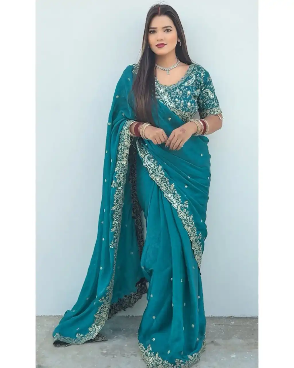 RBC 6046 Designer Wedding Saree For Women