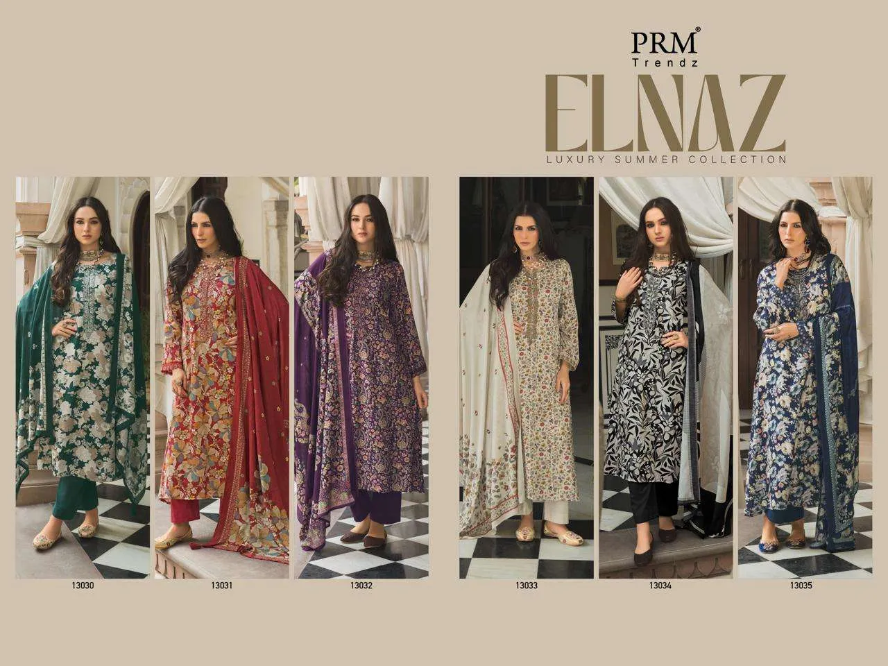 Prm Trendz Elnaz Semi Stitched Suits