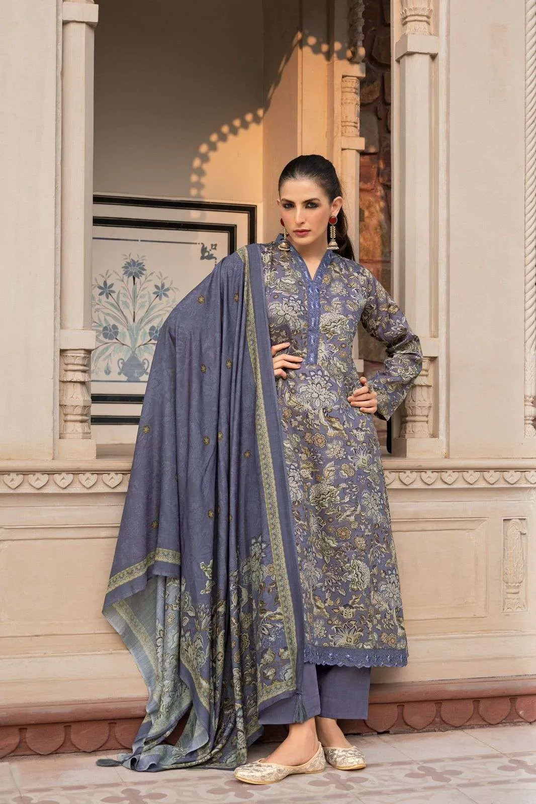 Prm Trendz Rangeenz Semi Stitched Suits