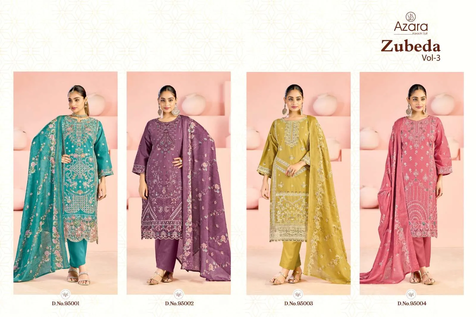 Radhika Fashion Zubeda Vol 3 Semi Stitched Suits