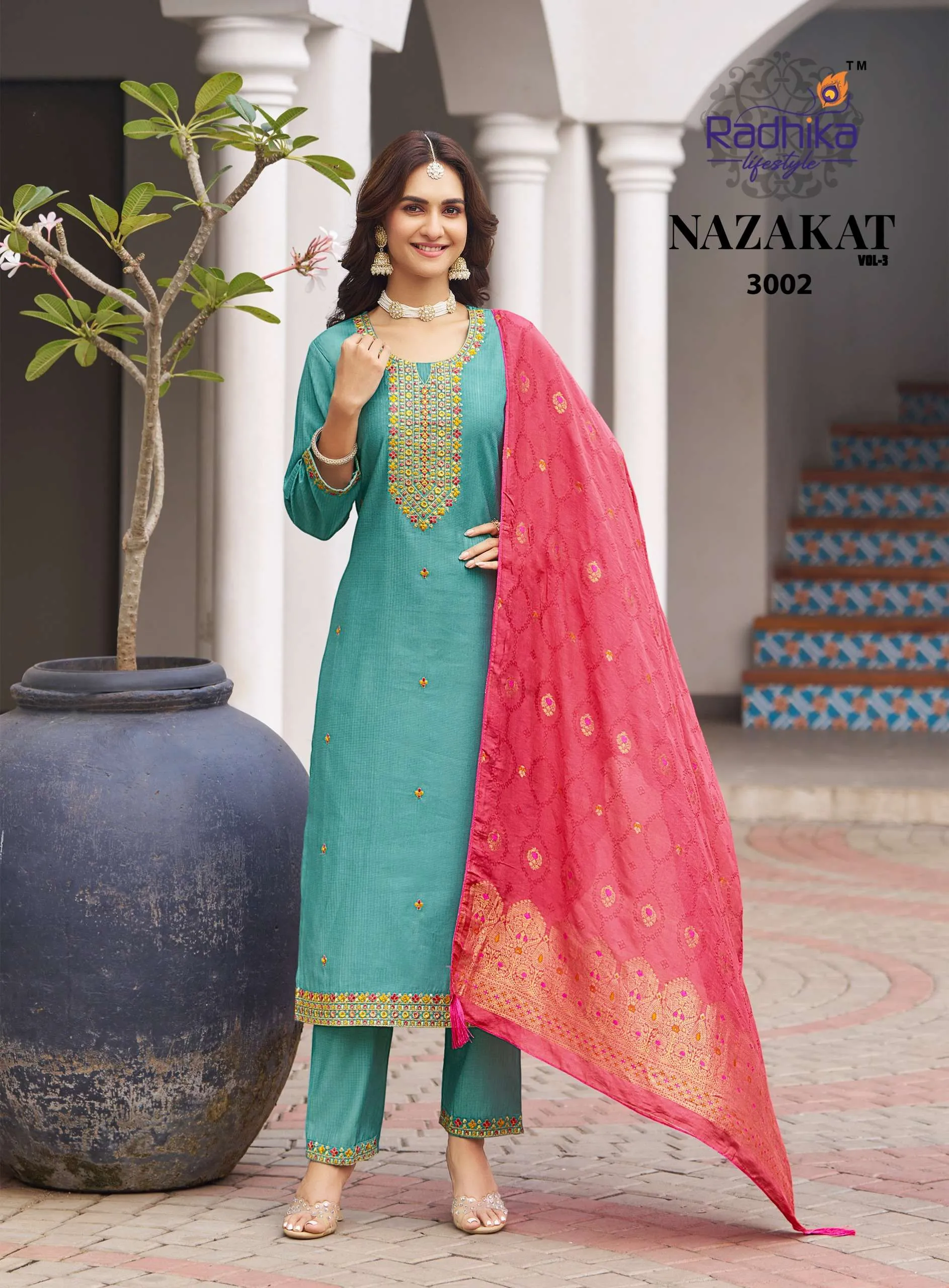 Radhika Life Style Nazakat Vol 3 Readymade Suits
