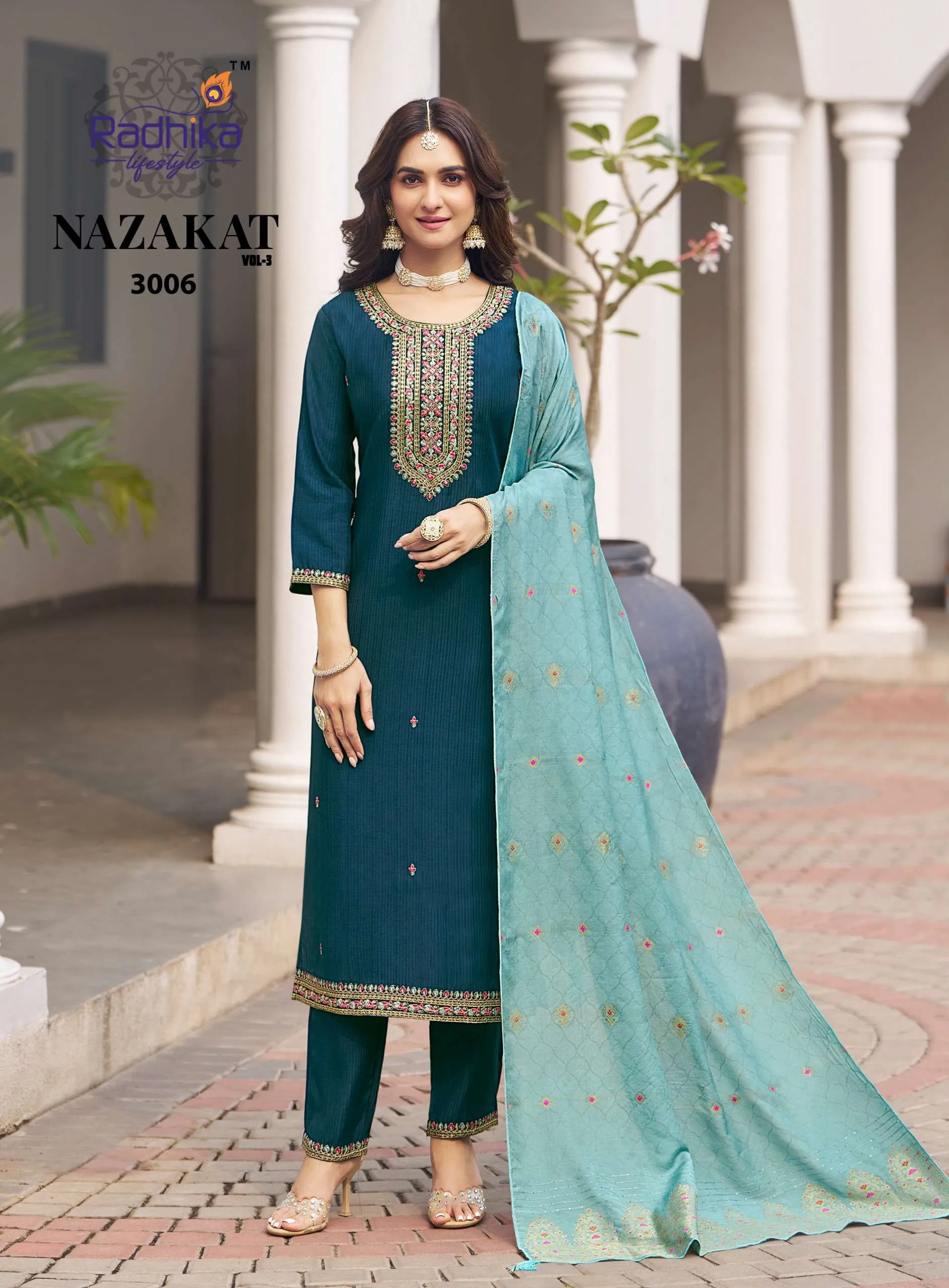 Radhika Life Style Nazakat Vol 3 Readymade Suits