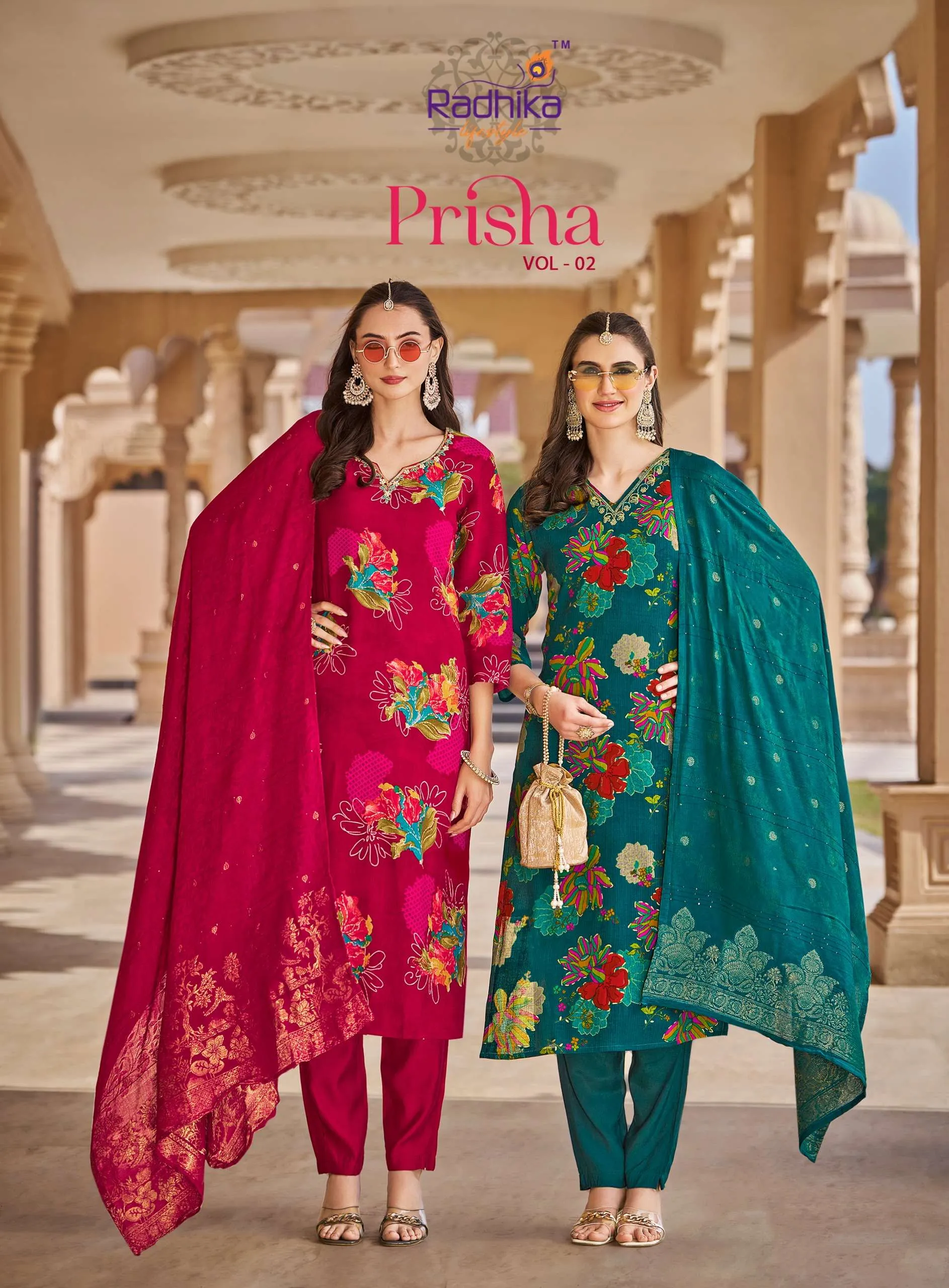 Radhika Life Style Prisha Vol 2 Unstitched Suits