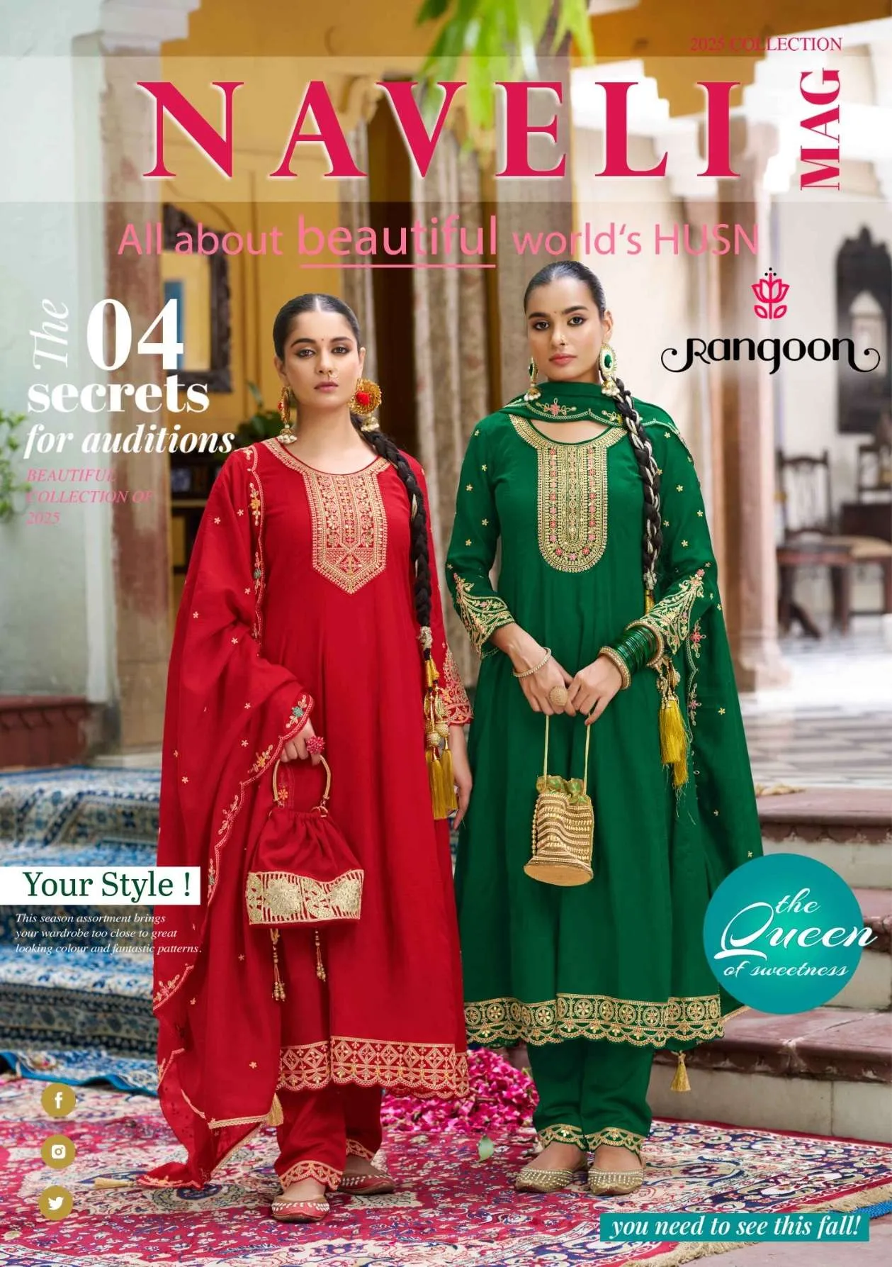 Rangoon Naveli Readymade Suits