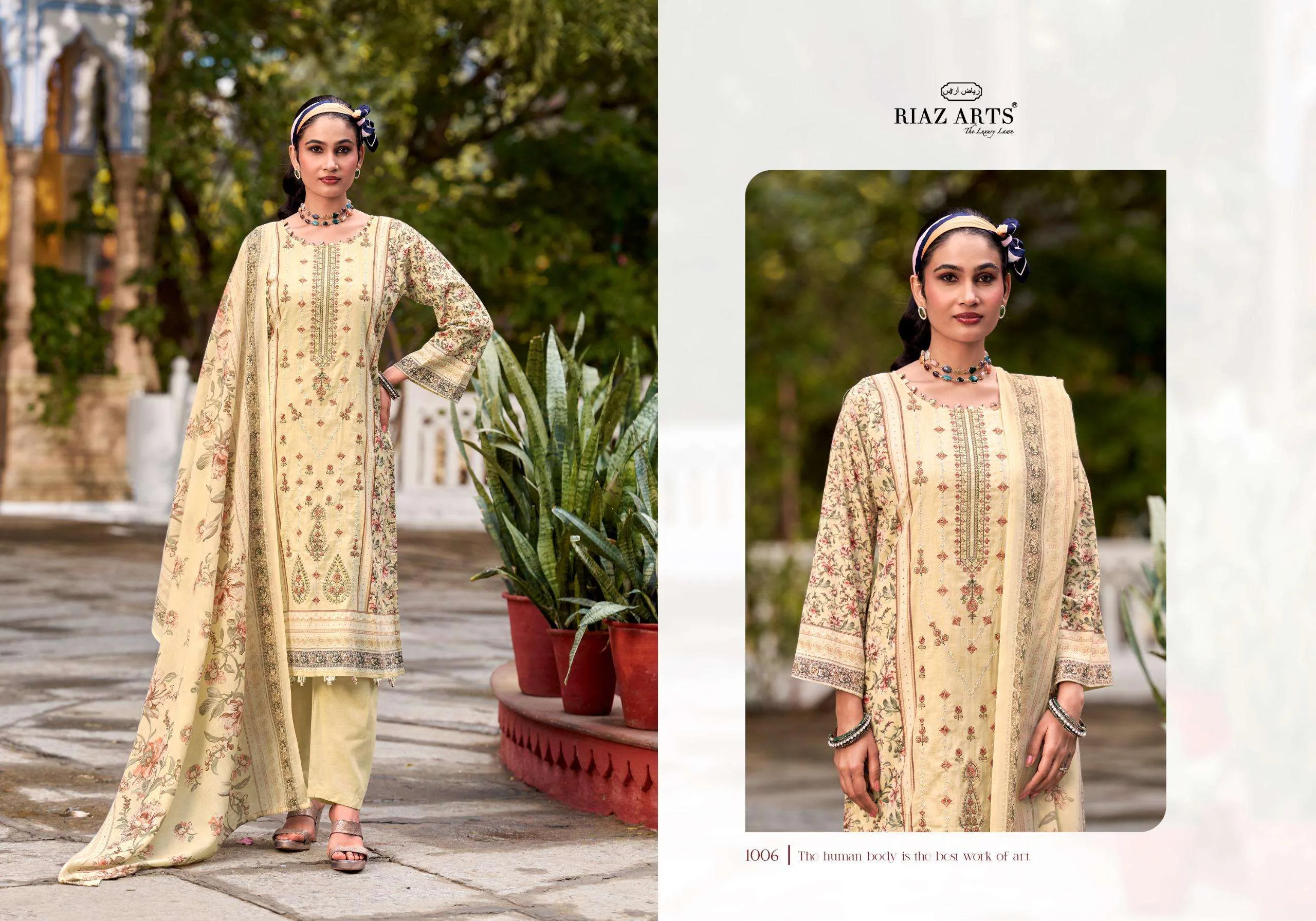 Riaz Arts Andaaz Semi Stitched Suits