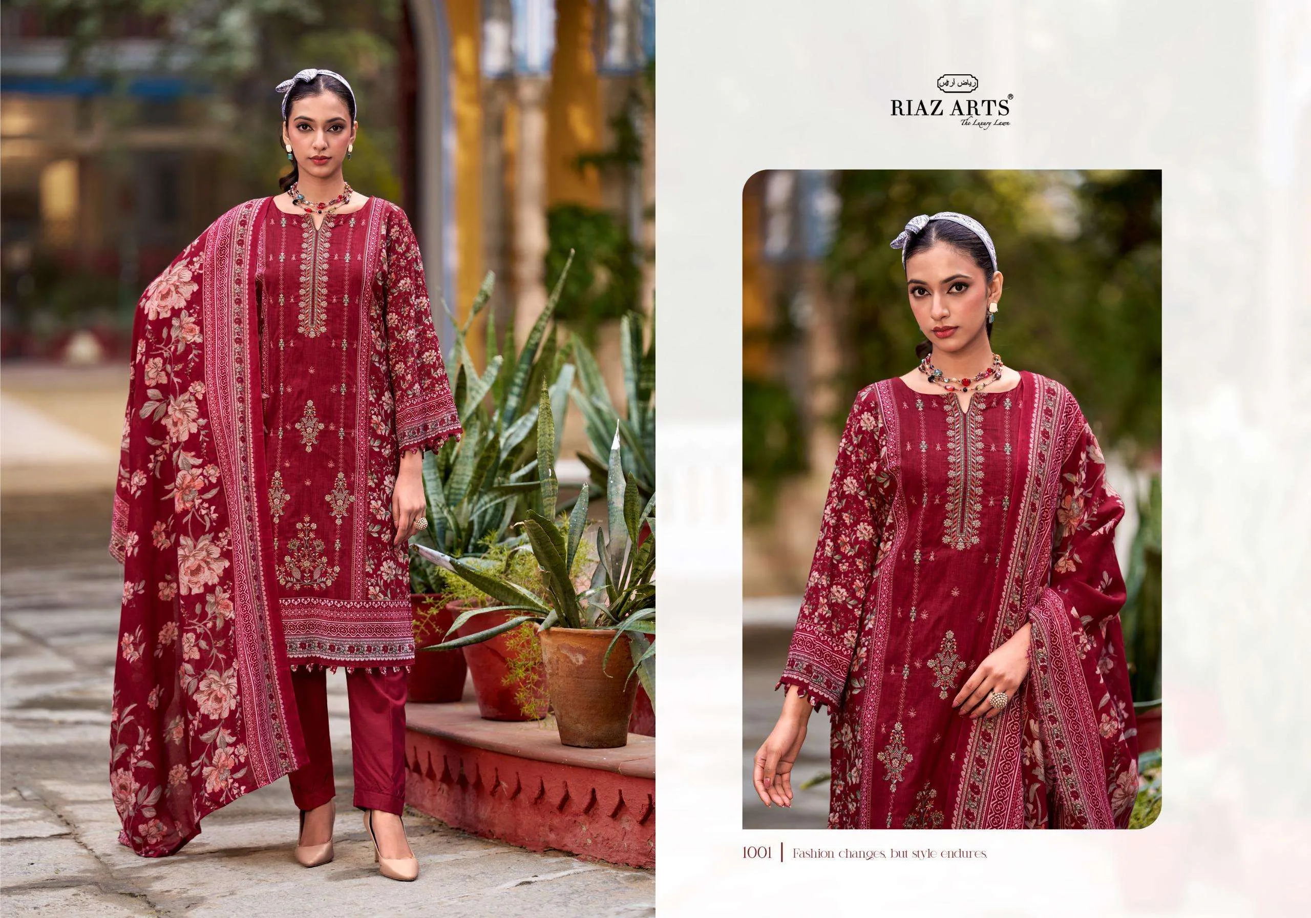 Riaz Arts Andaaz Semi Stitched Suits