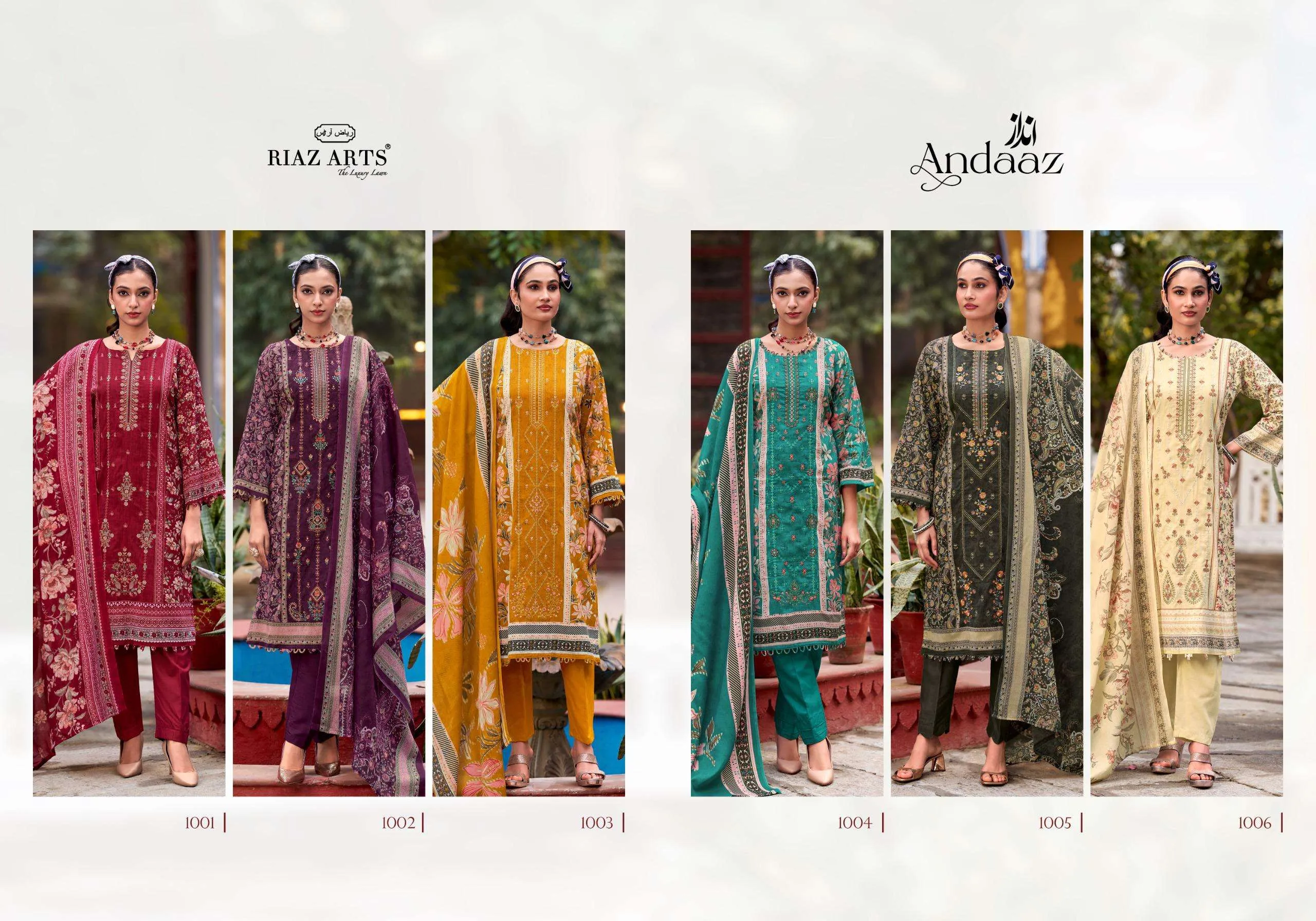 Riaz Arts Andaaz Semi Stitched Suits