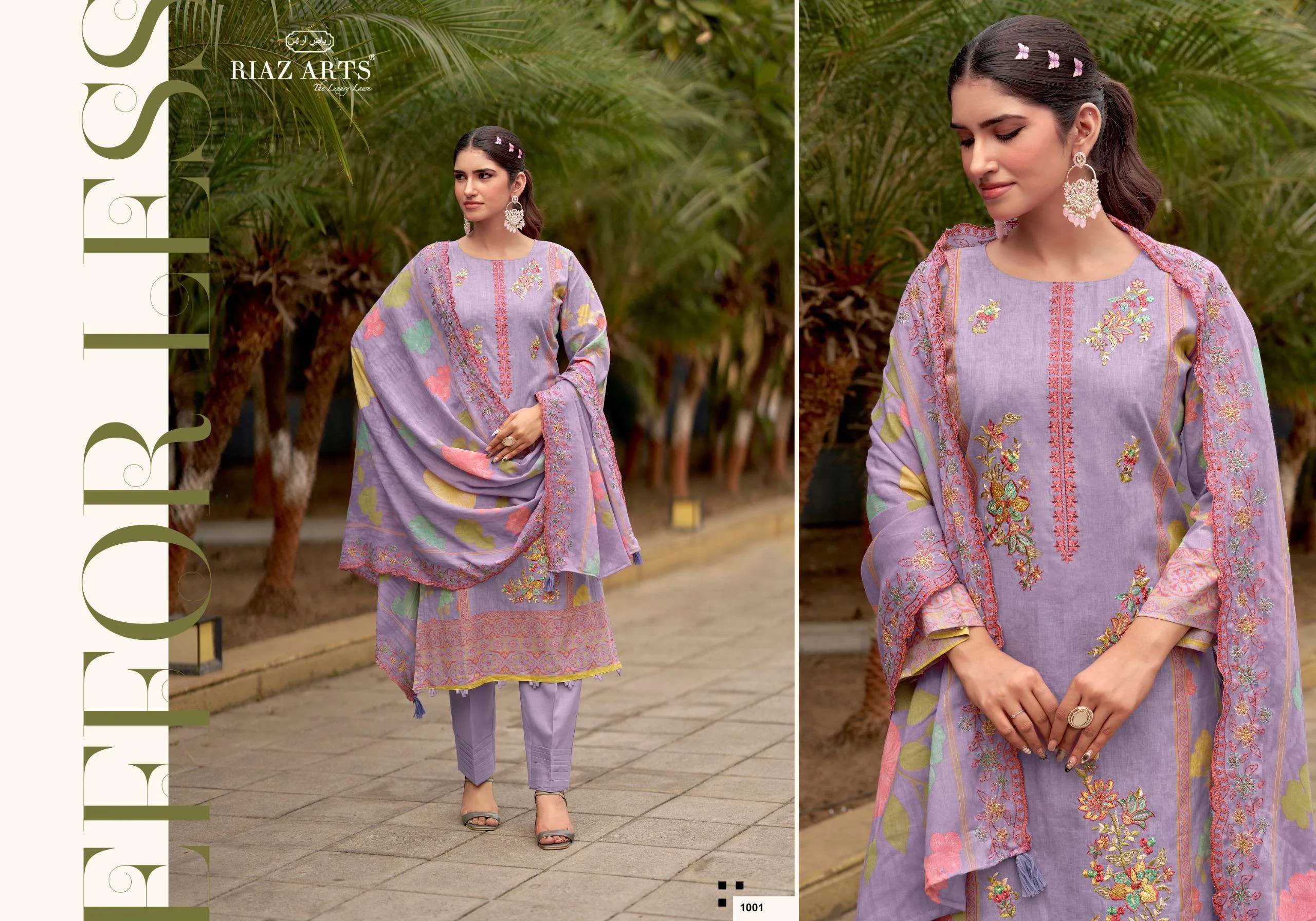 Riaz Arts Karigiri E Saeed Semi Stitched Suits