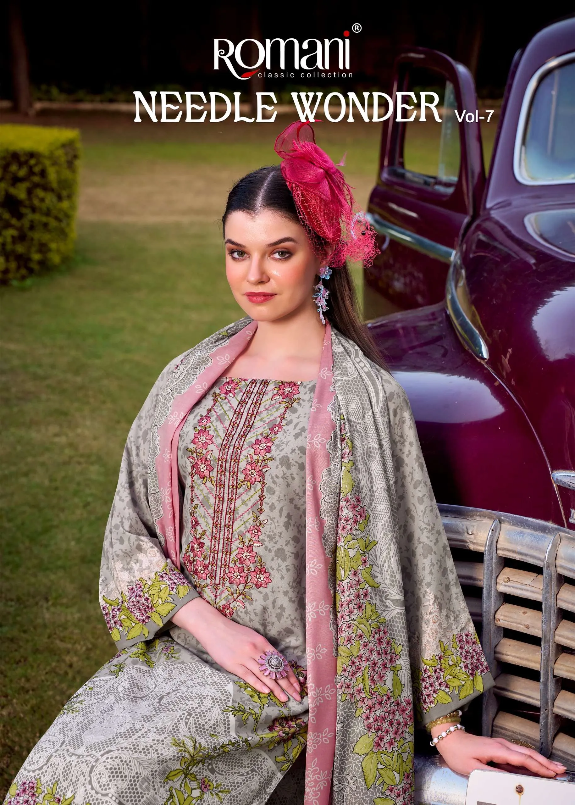 Romani Needle Wonder Vol 7 Unstitched Suits