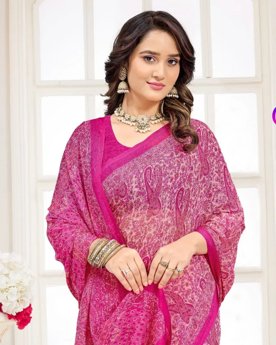 Ruchi Star Chiffon 227 Chiffon Printed Casual Wear Saree Collection Sarees