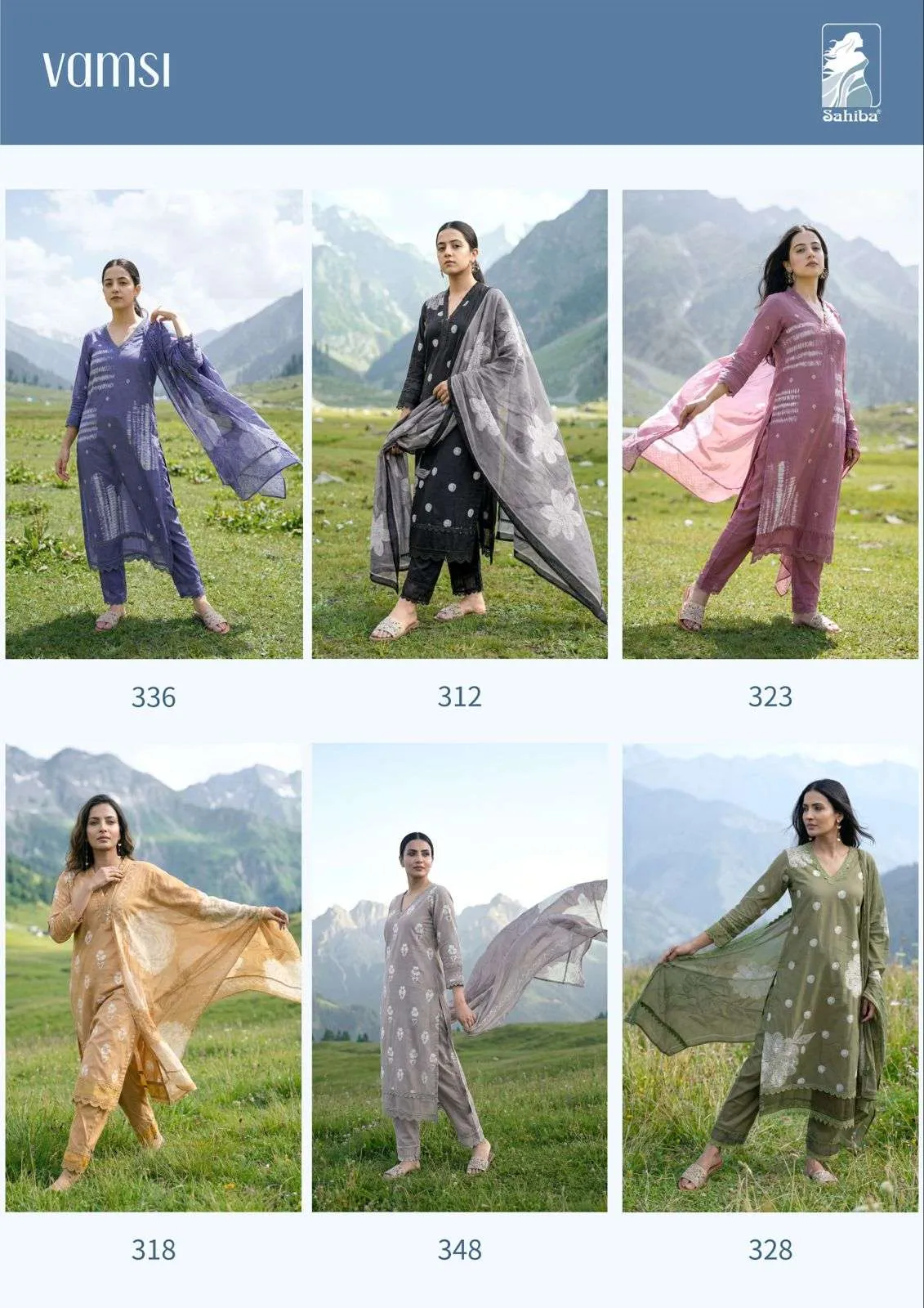 Sahiba Vamsi Unstitched Suits