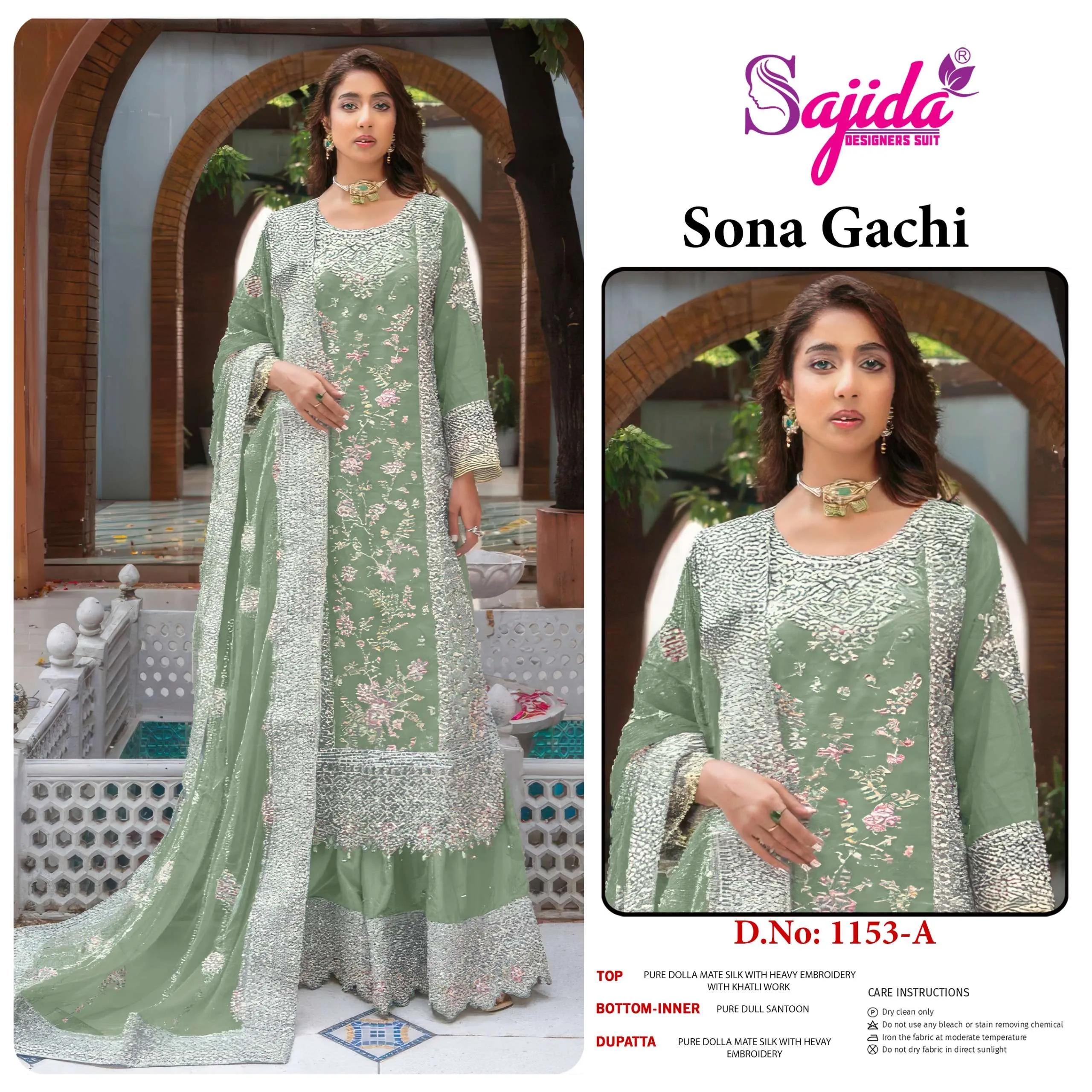 Sajida Sona Gachi Pakistani Suits