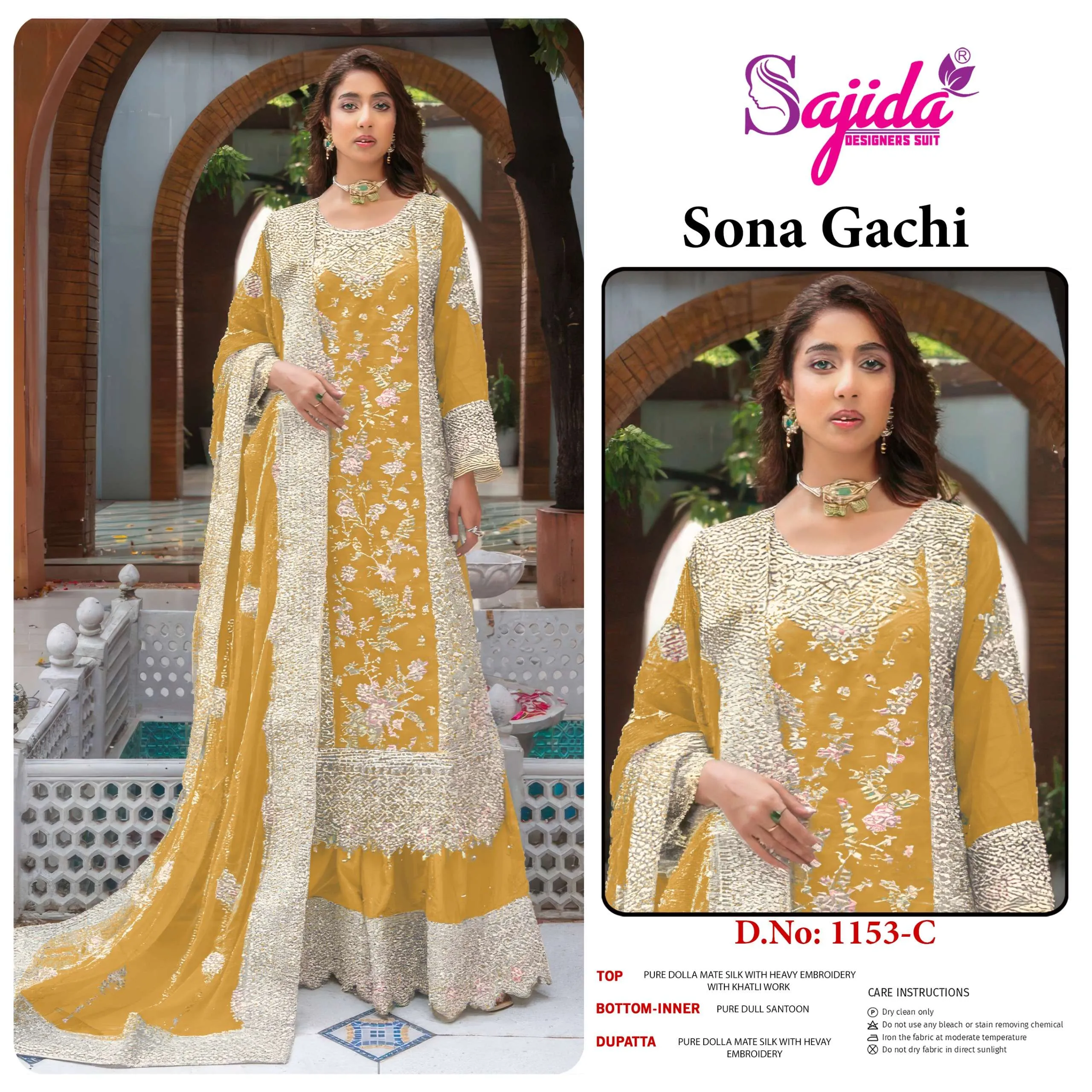 Sajida Sona Gachi Pakistani Suits