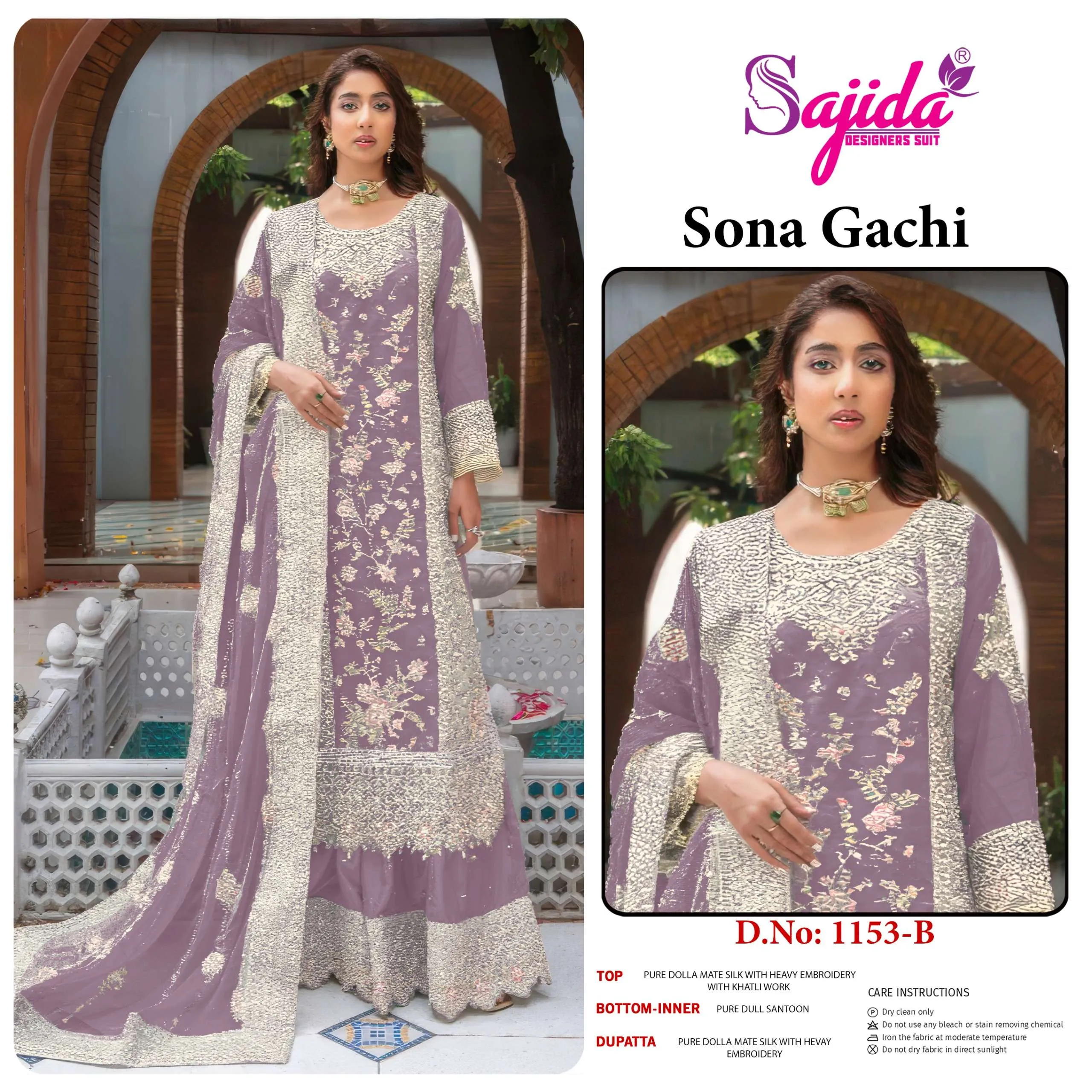 Sajida Sona Gachi Pakistani Suits