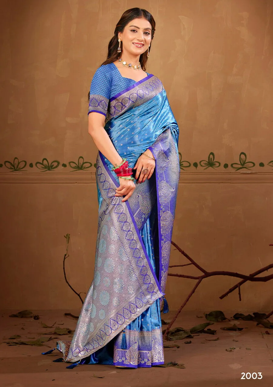 Saroj Vedika Satin Vol 2 Satin Silk Wedding Wear Saree Collection Sarees