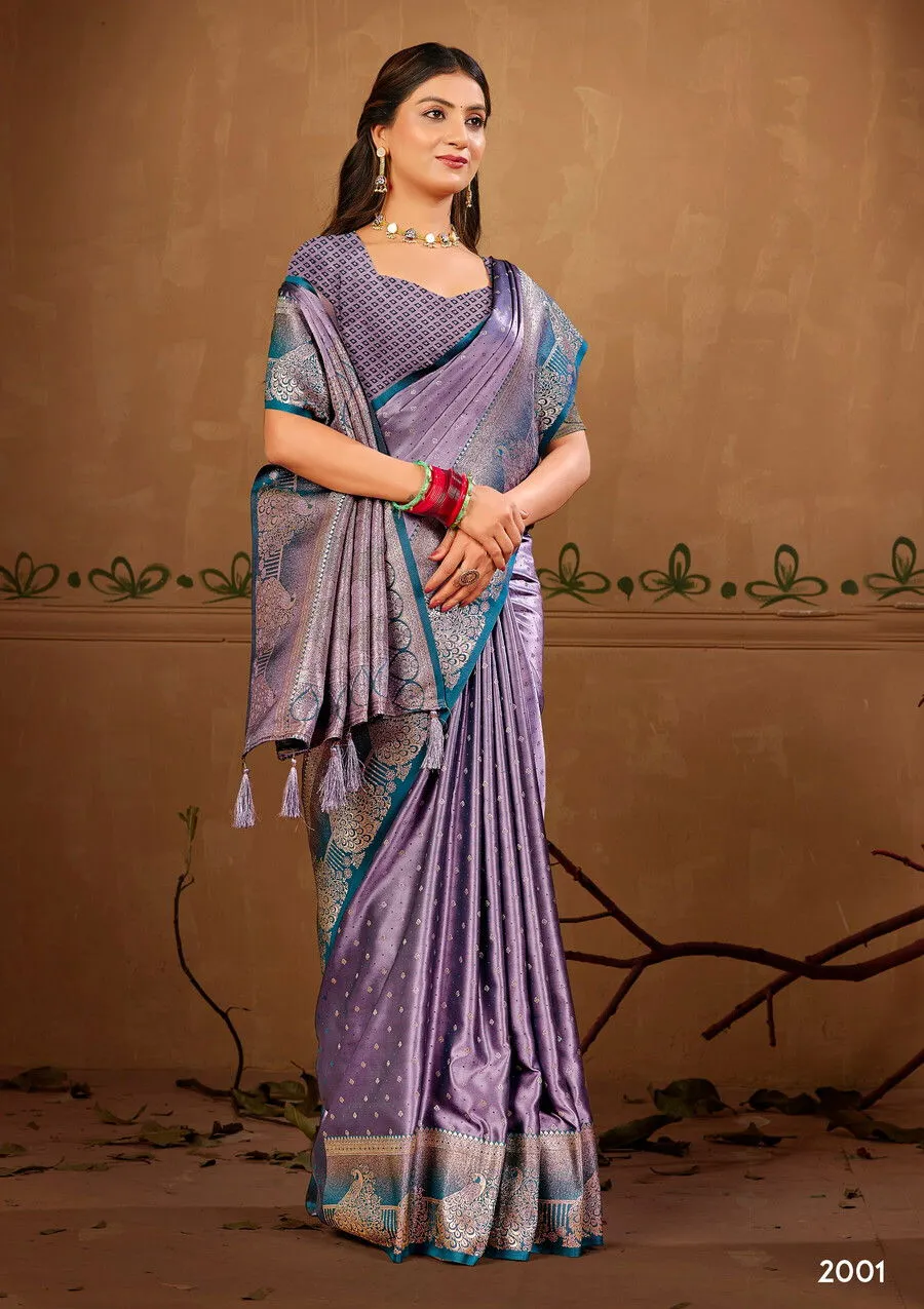 Saroj Vedika Satin Vol 2 Satin Silk Wedding Wear Saree Collection Sarees