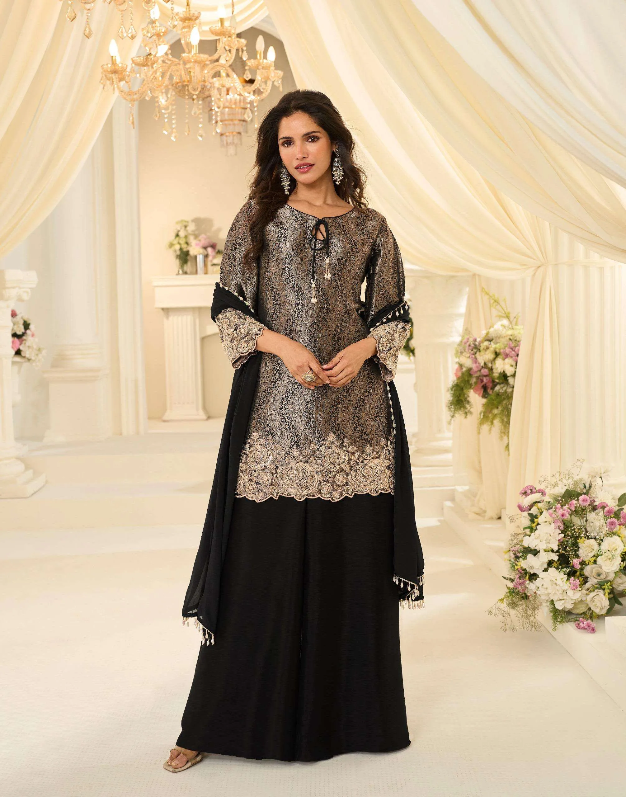 Sayuri Designer Jacquard Beads Collection Readymade Suits