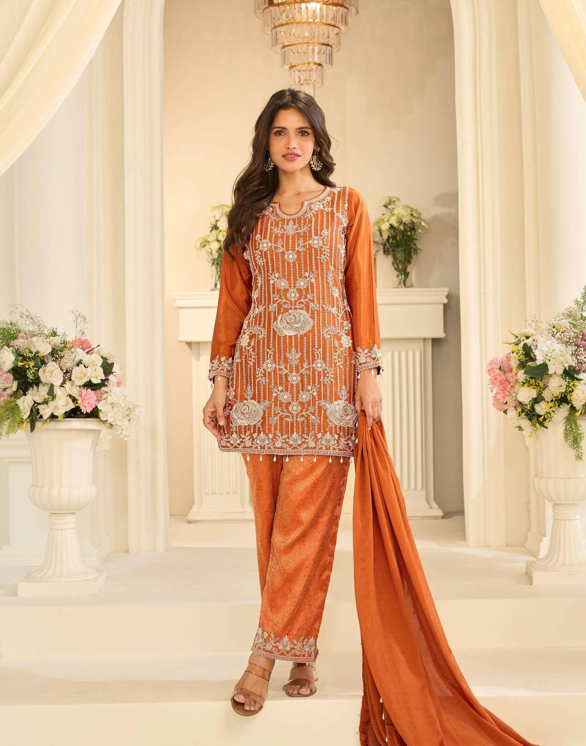 Sayuri Designer Jacquard Beads Collection Readymade Suits