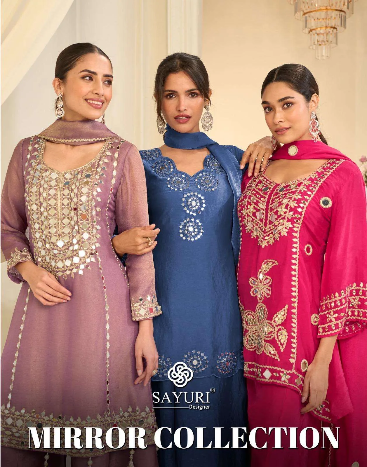 Sayuri Designer Mirror Collection Readymade Suits