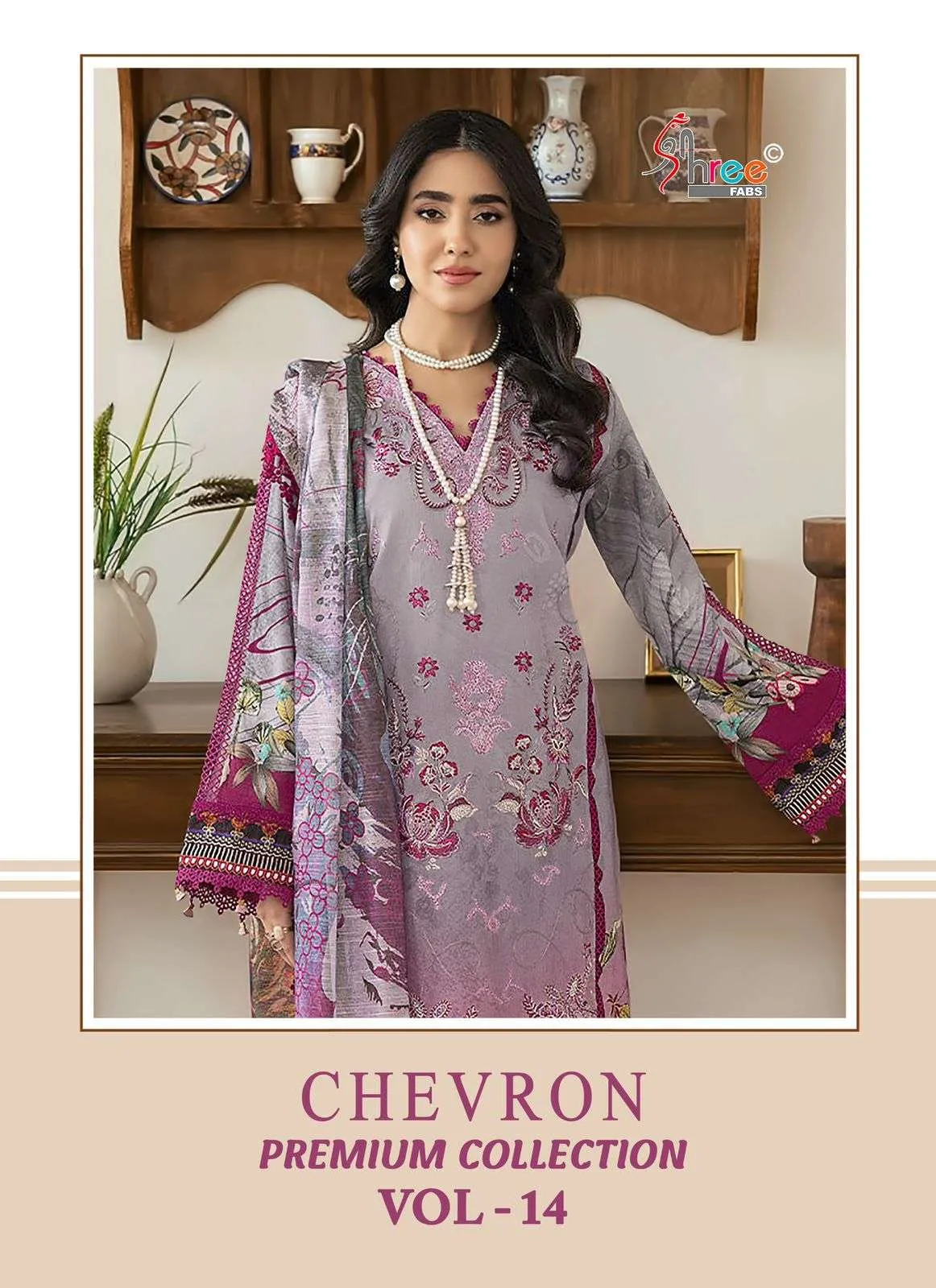 Shree Fab Chevron Premium Collection Vol 14 Pakistani Suits