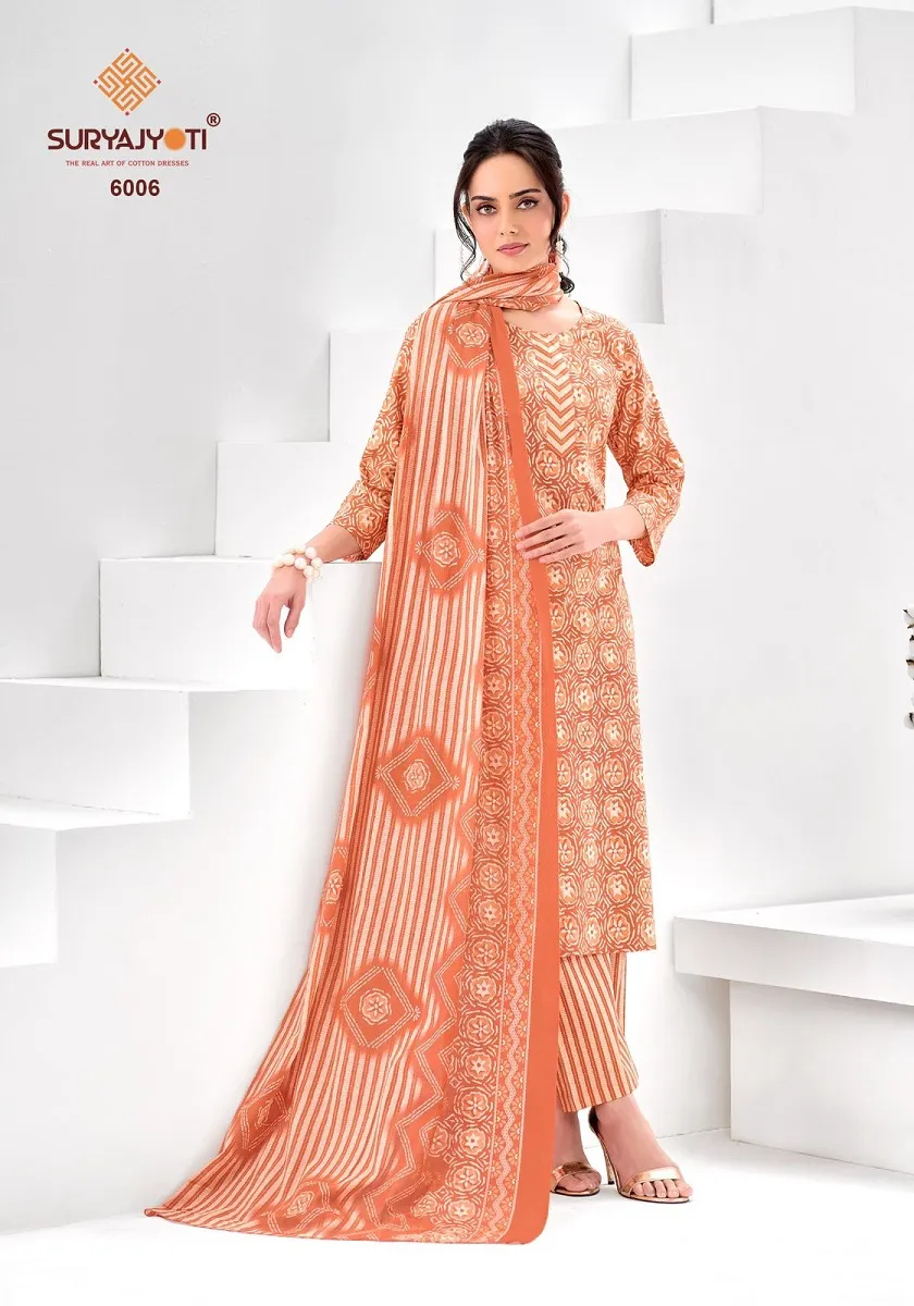 Suryajyoti Ice Look Vol 6 Unstitched Suits