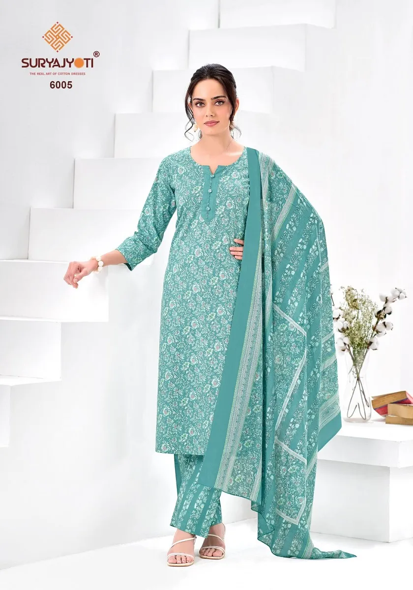 Suryajyoti Ice Look Vol 6 Unstitched Suits