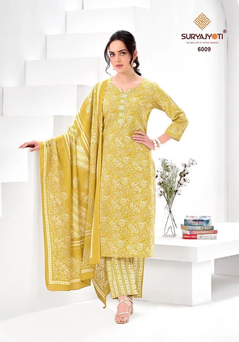 Suryajyoti Ice Look Vol 6 Unstitched Suits