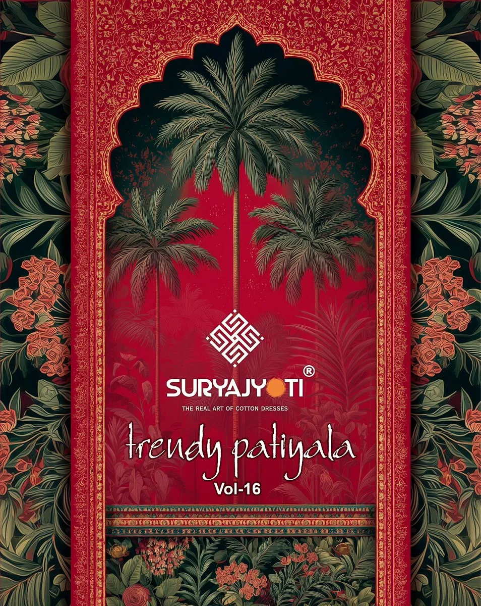 Suryajyoti Trendy Patiyala Vol 16 Unstitched Suits