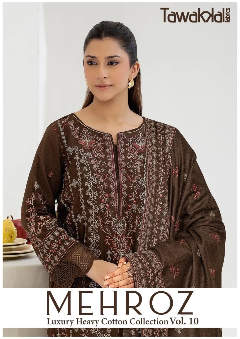 Tawakkal Mehroz Vol 10 Unstitched Suits