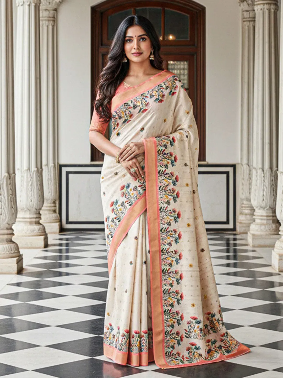 Vaishali 1 Cotton Silk Digital Print Designer Saree Collection Sarees