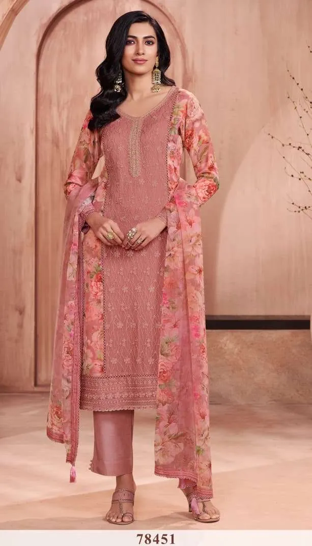 Vinay Fashion Llp Pankh Semi Stitched Suits