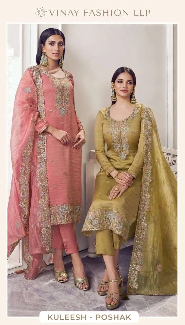 Vinay Fashion Llp Poshak Semi Stitched Suits