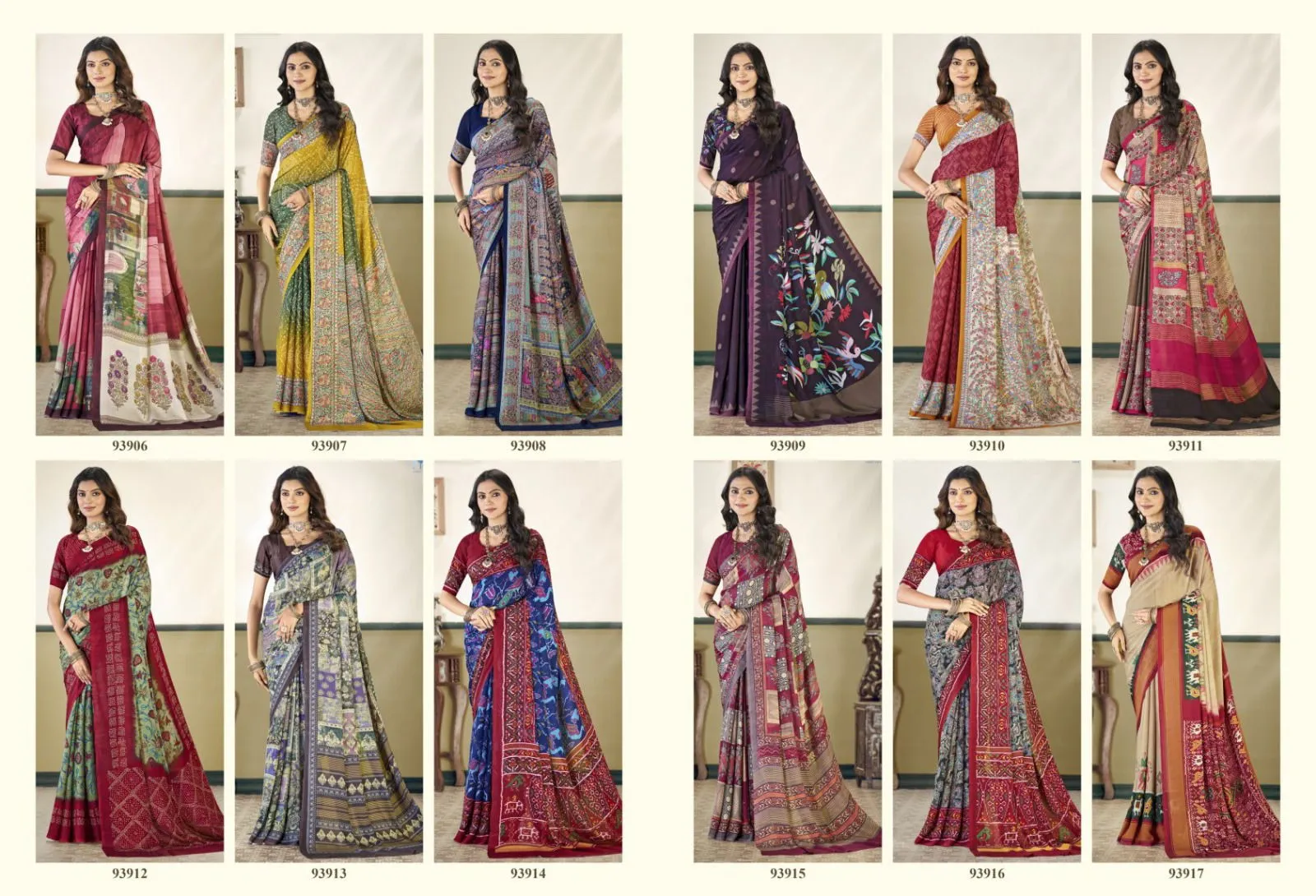 Vipul Antique Royal Vol 27 Silk Printed Traditional Wear Saree Collection Sarees