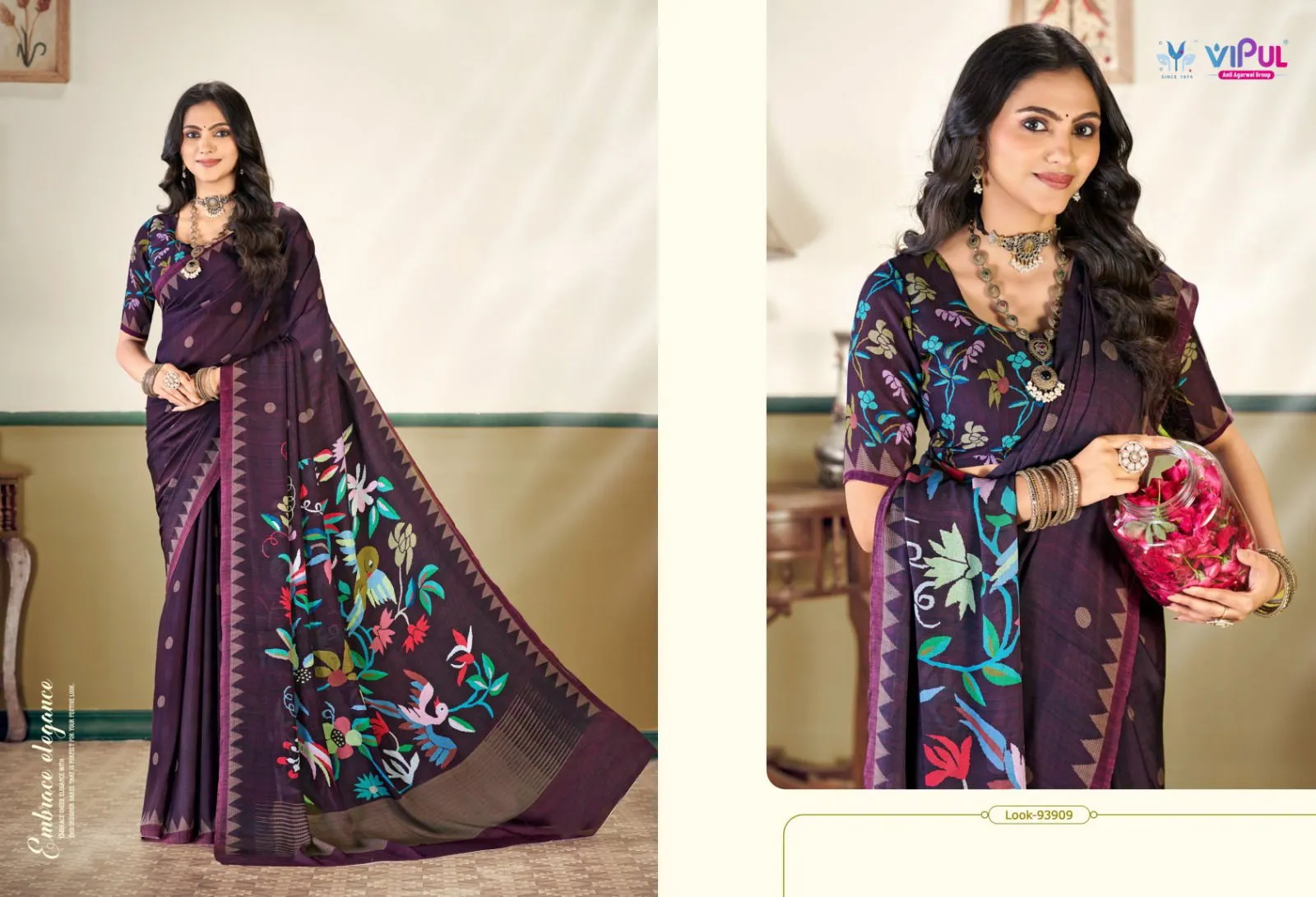 Vipul Antique Royal Vol 27 Silk Printed Traditional Wear Saree Collection Sarees