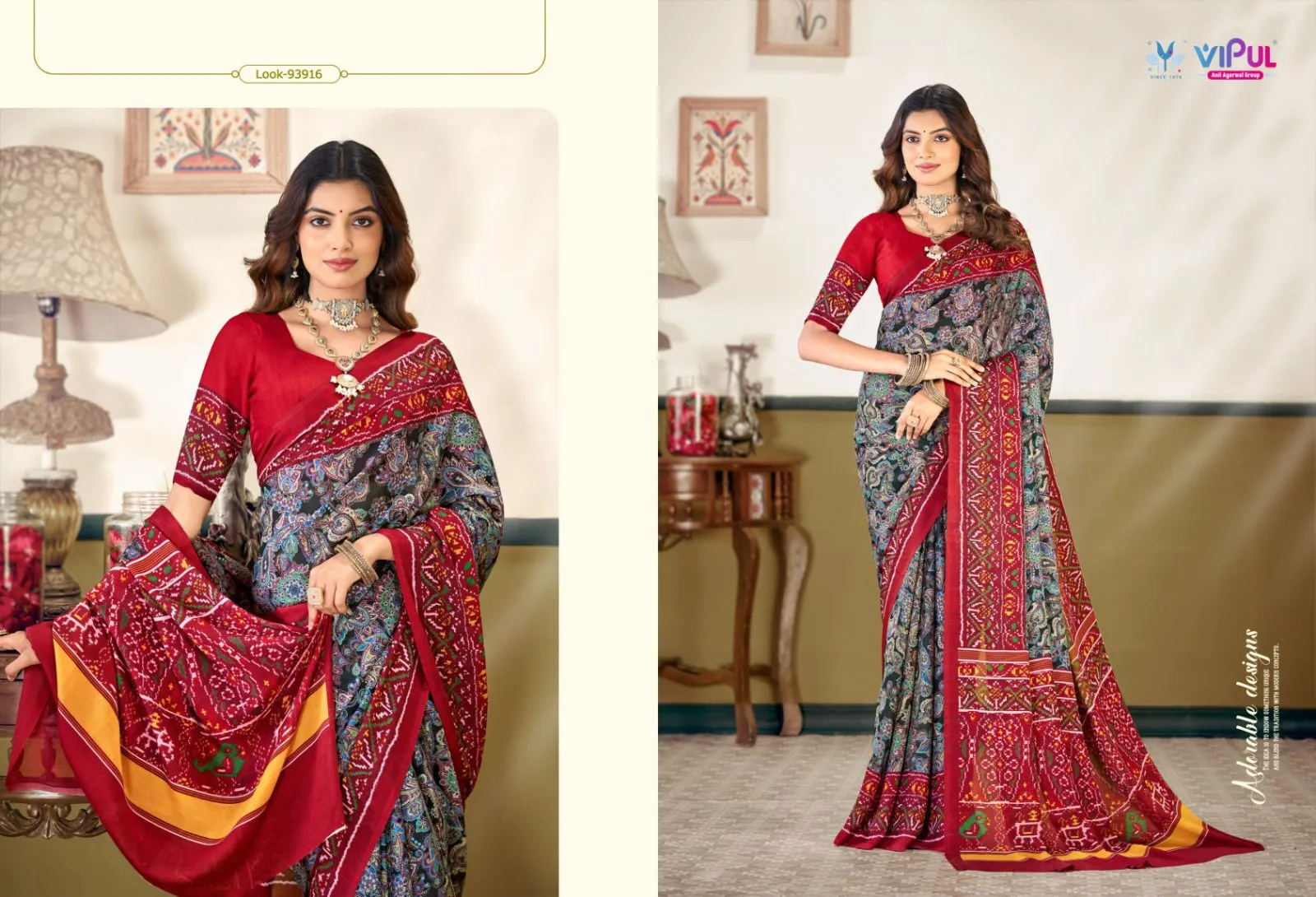 Vipul Antique Royal Vol 27 Silk Printed Traditional Wear Saree Collection Sarees