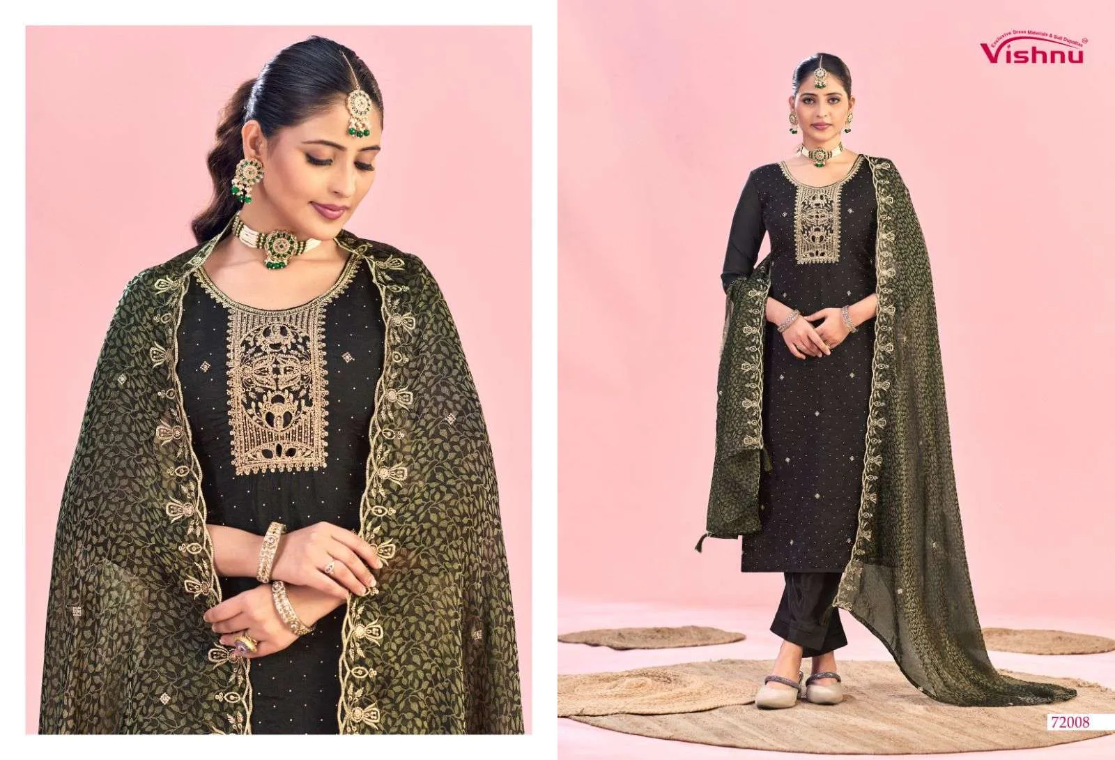 Vishnu Impex Haniya Semi Stitched Suits