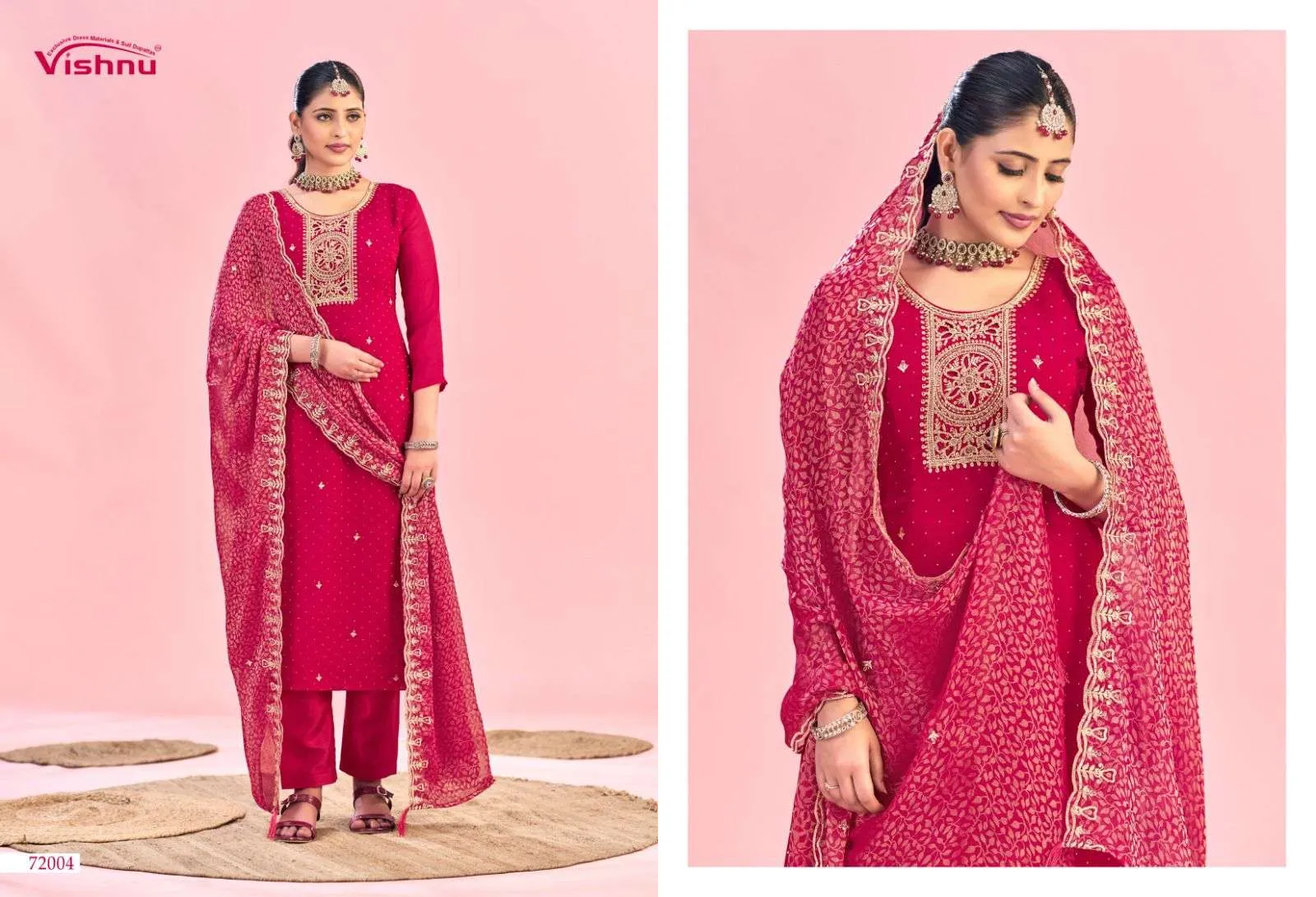 Vishnu Impex Haniya Semi Stitched Suits