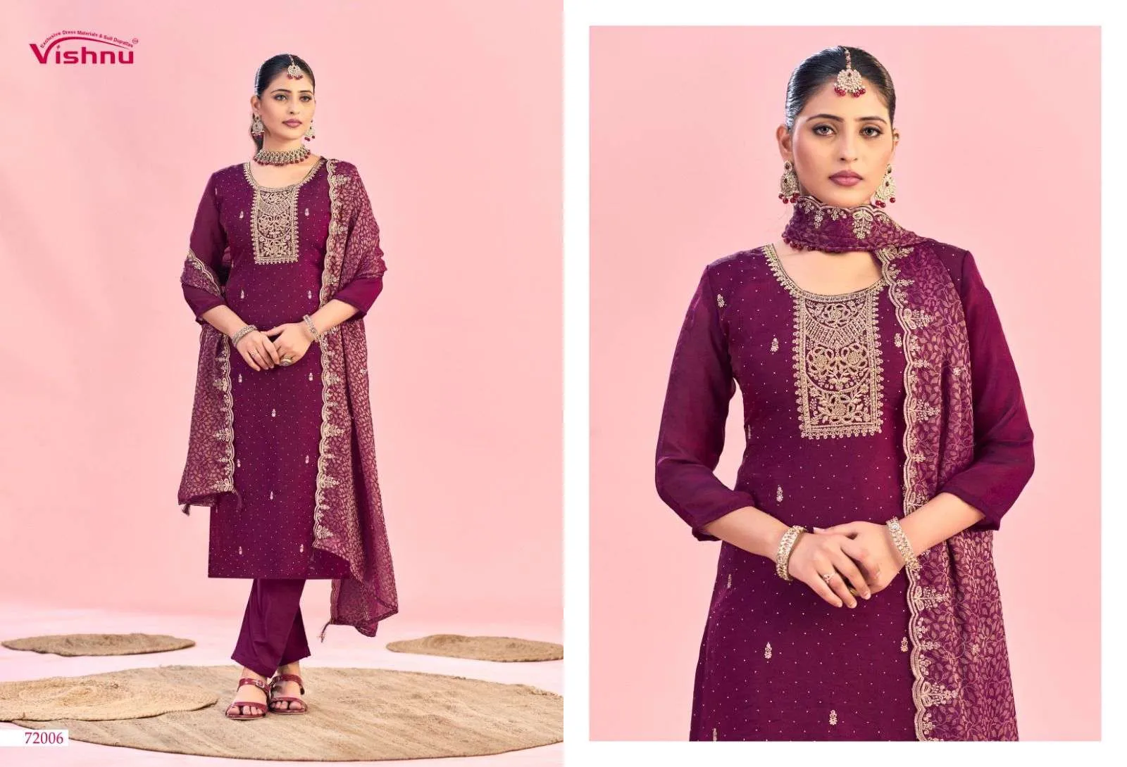 Vishnu Impex Haniya Semi Stitched Suits
