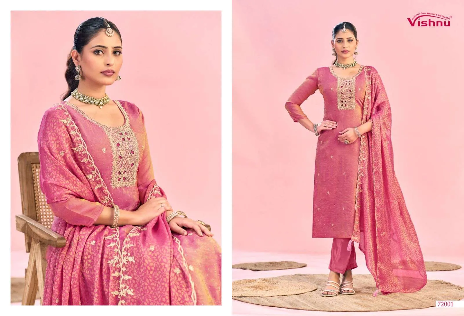 Vishnu Impex Haniya Semi Stitched Suits