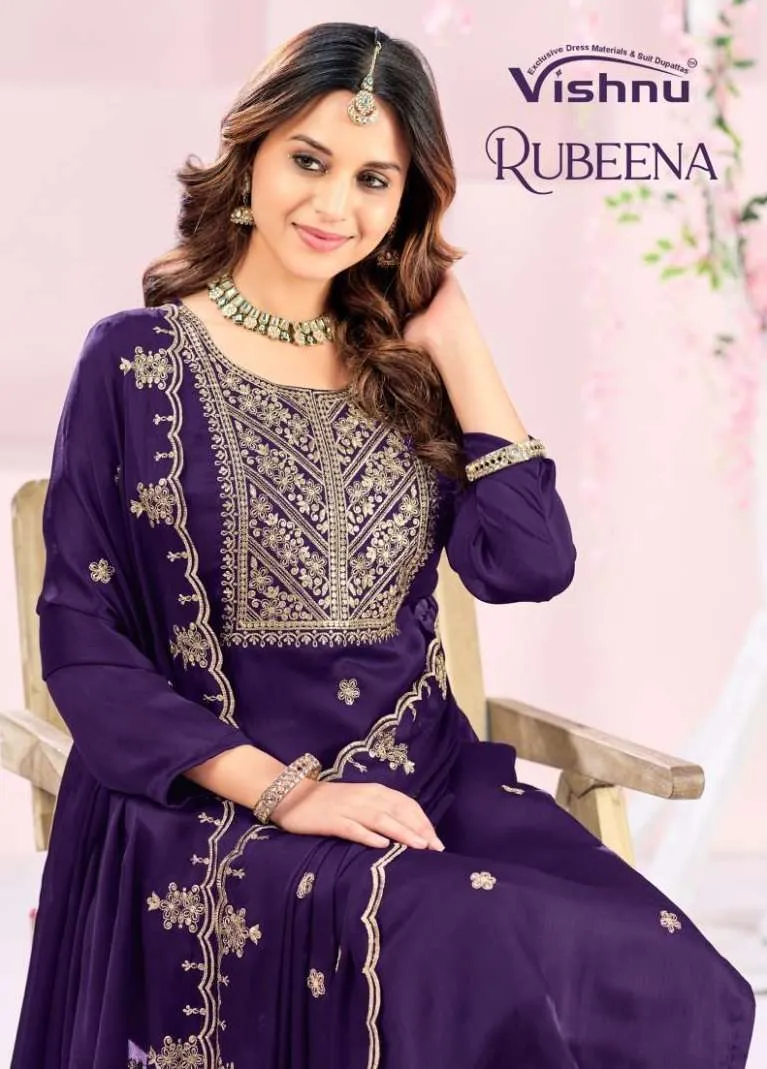Vishnu Impex Rubeena Semi Stitched Suits