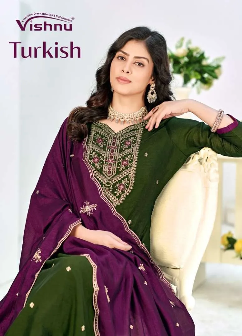 Vishnu Impex Turkish Semi Stitched Suits