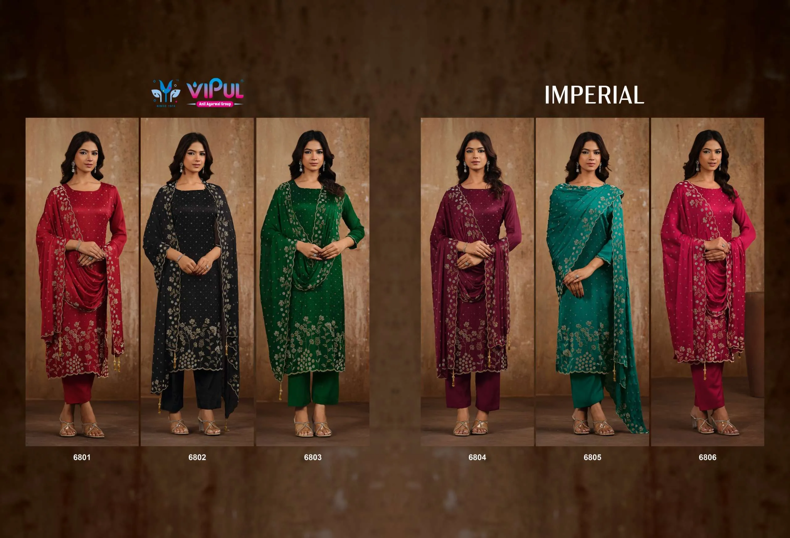 Vishwam Fabric Imperial Semi Stitched Suits