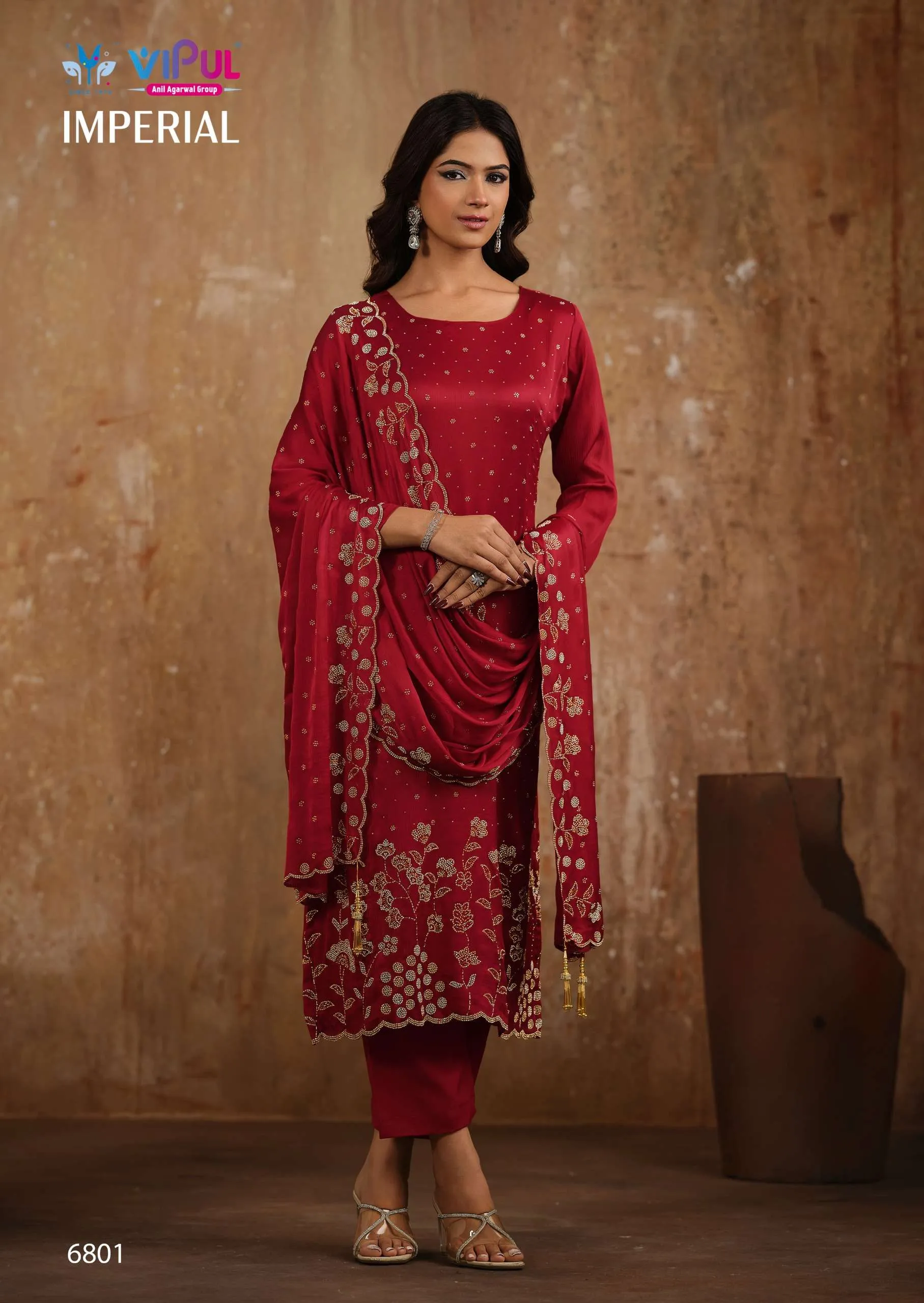 Vishwam Fabric Imperial Semi Stitched Suits