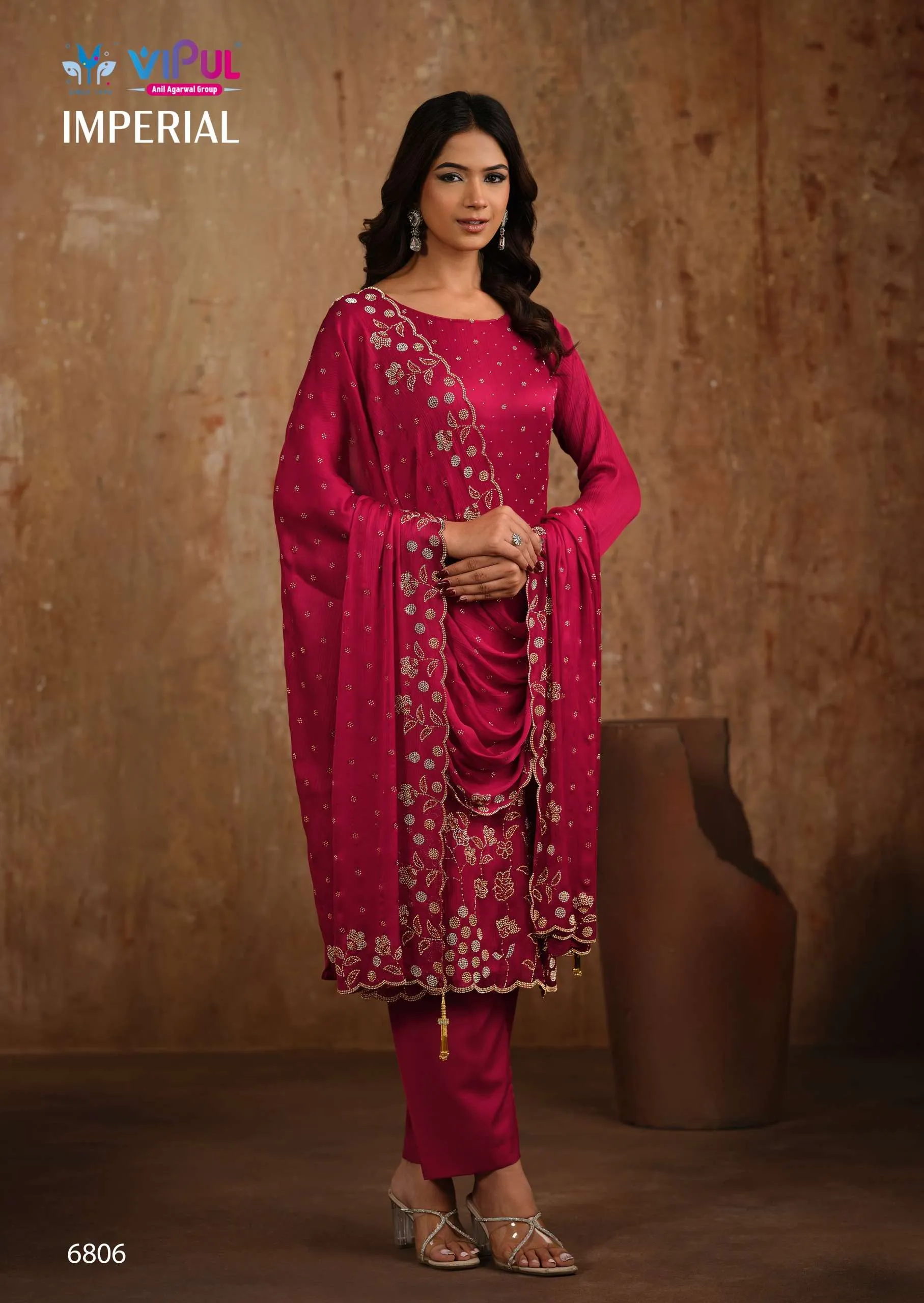 Vishwam Fabric Imperial Semi Stitched Suits