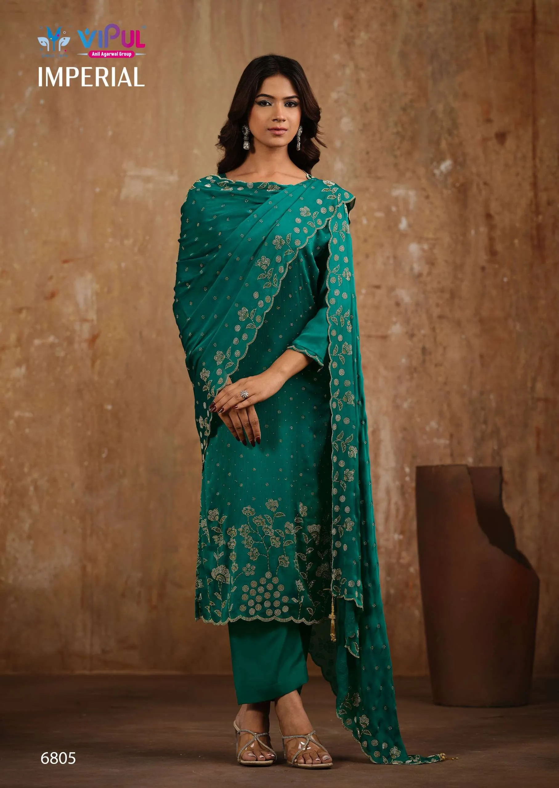 Vishwam Fabric Imperial Semi Stitched Suits