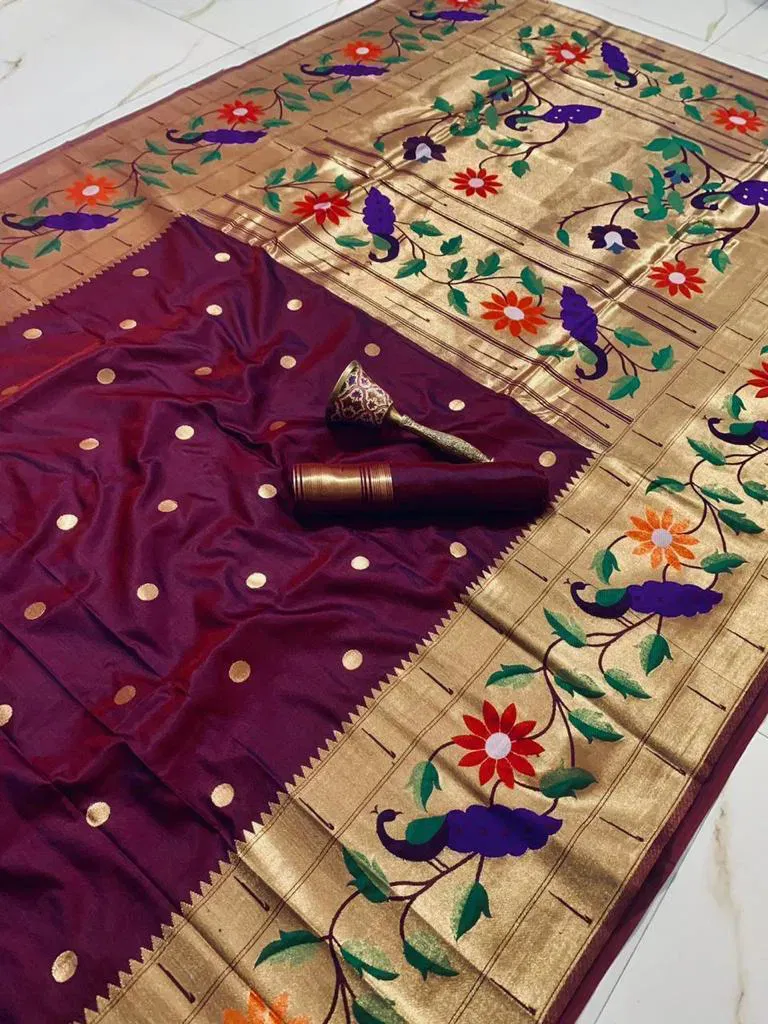 Vt 6089 T Vol 2 Pure Soft Kanchivram Paithani Silk Saree Collection Sarees
