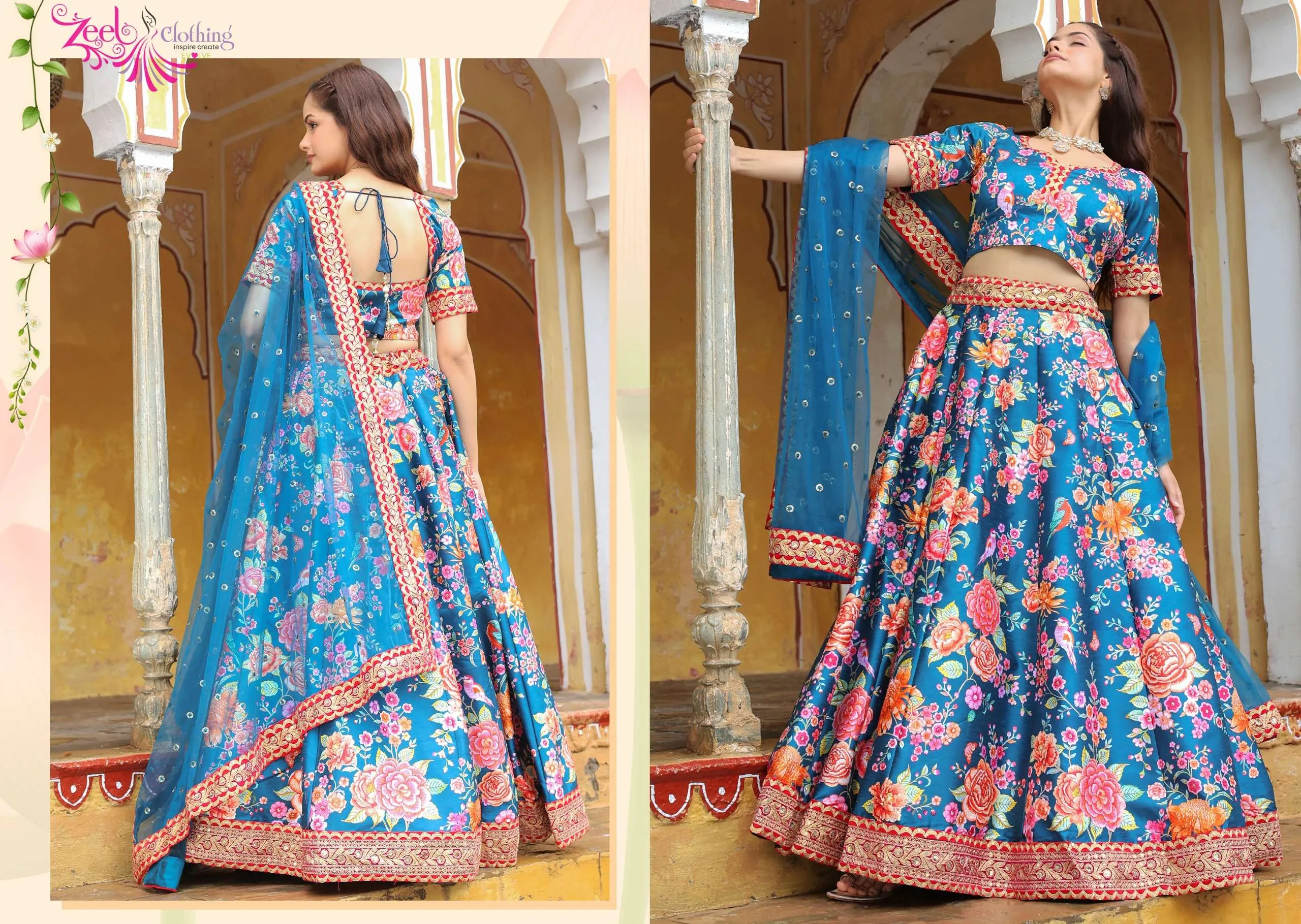 Zeel Clothing Lehenga Choli Vol 29 Semi Stitched Suits