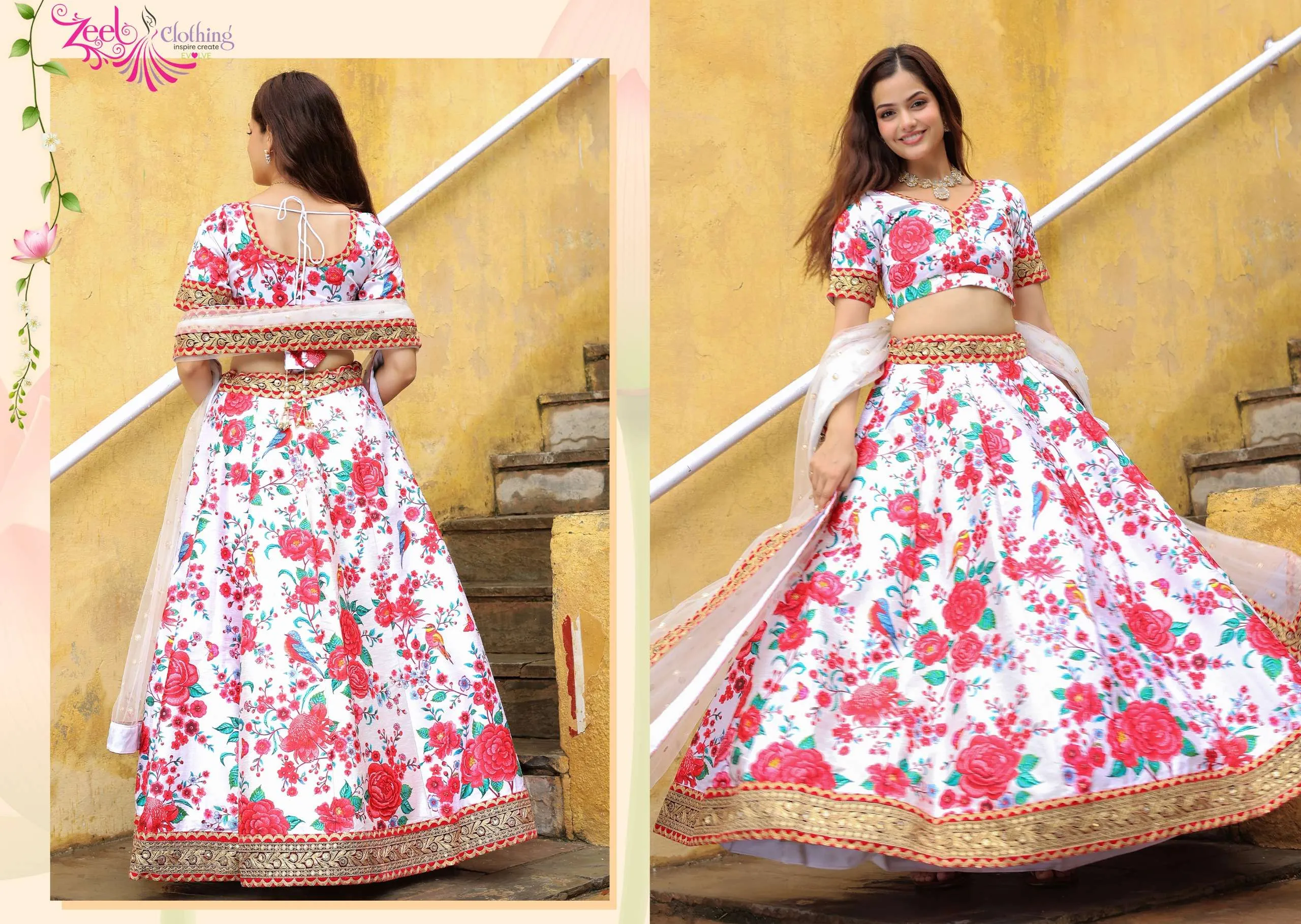 Zeel Clothing Lehenga Choli Vol 29 Semi Stitched Suits