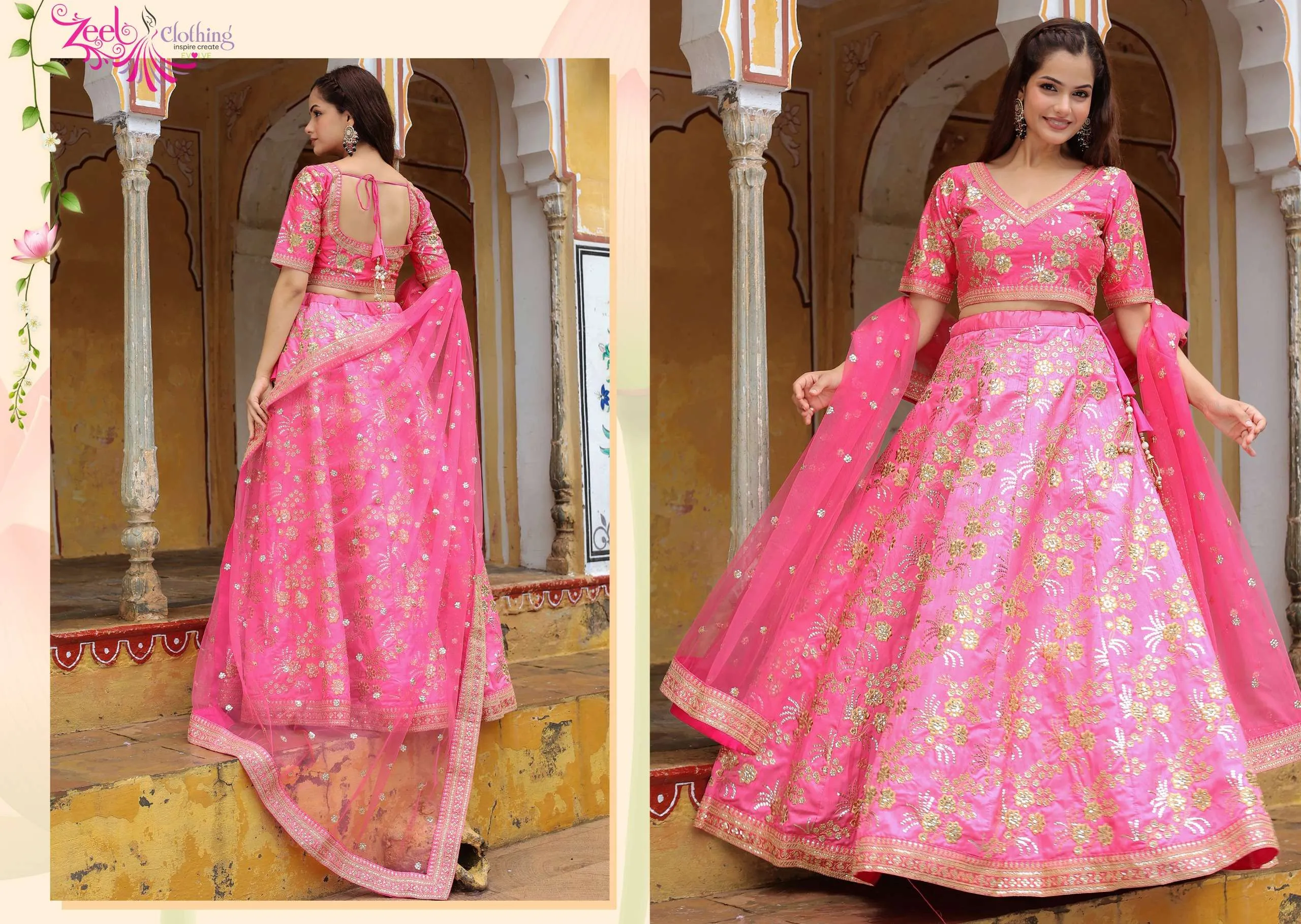 Zeel Clothing Lehenga Choli Vol 29 Semi Stitched Suits